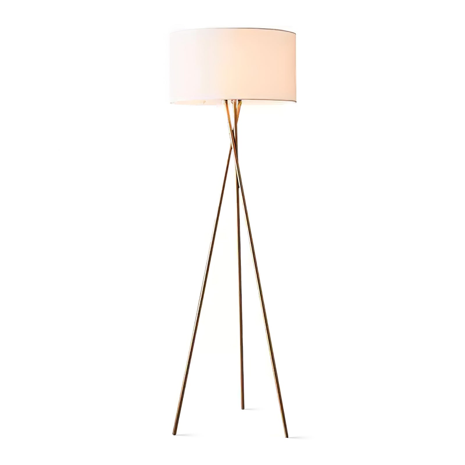 Zander Minimalist Fabric Floor Lamp-Neutral Decor