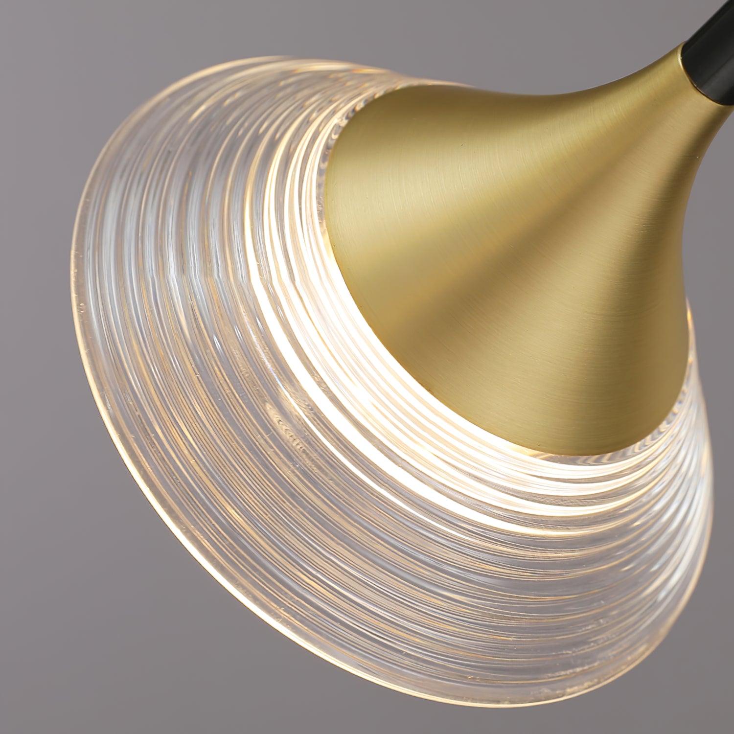 Myzoraris Mid Century Modern Glass Chandelier-Neutral Decor
