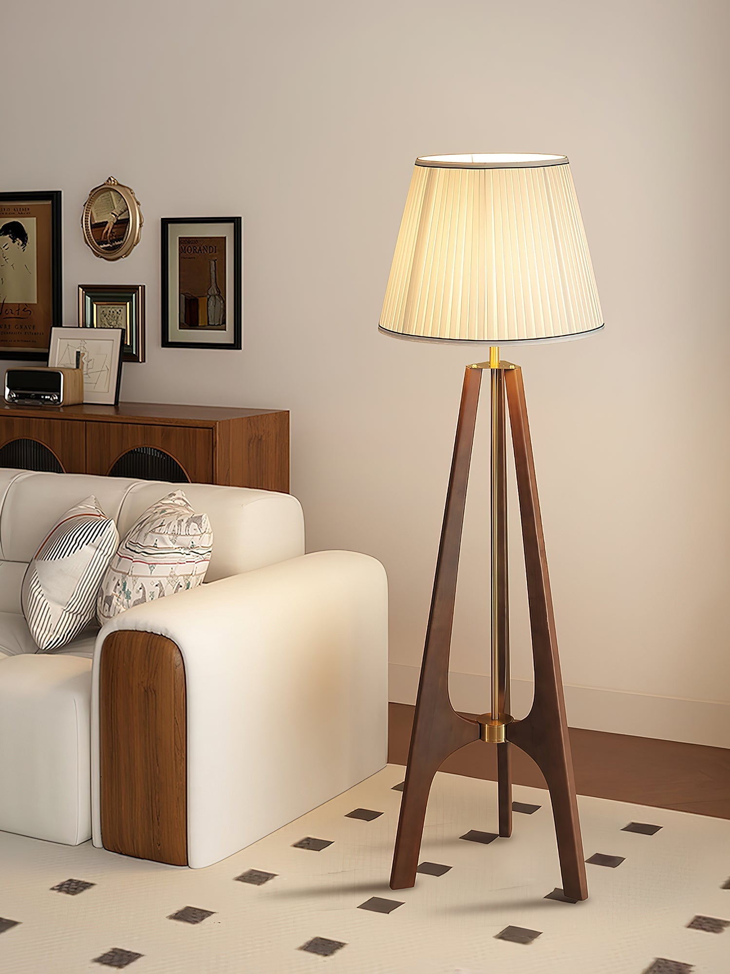 Halvyn Tripod Floor Lamp-Neutral Decor