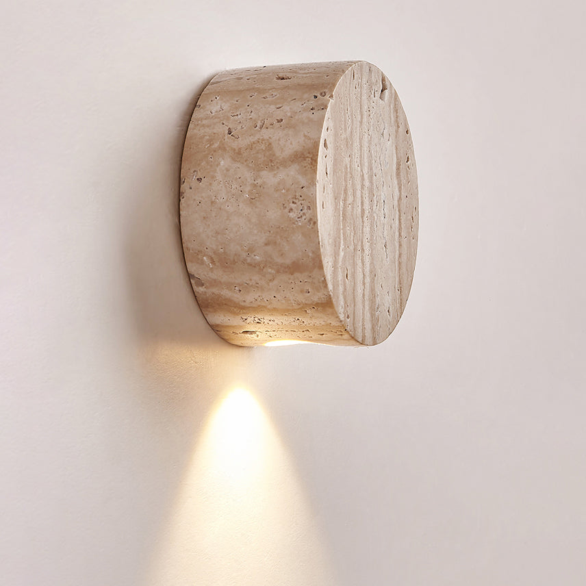 Mira Travertine Wall Lamp
