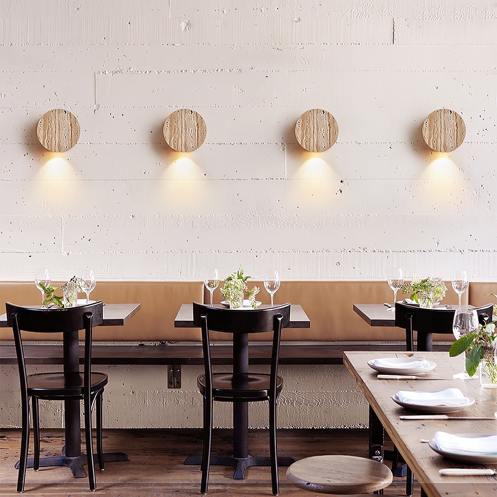 Mira Travertine Wall Lamp