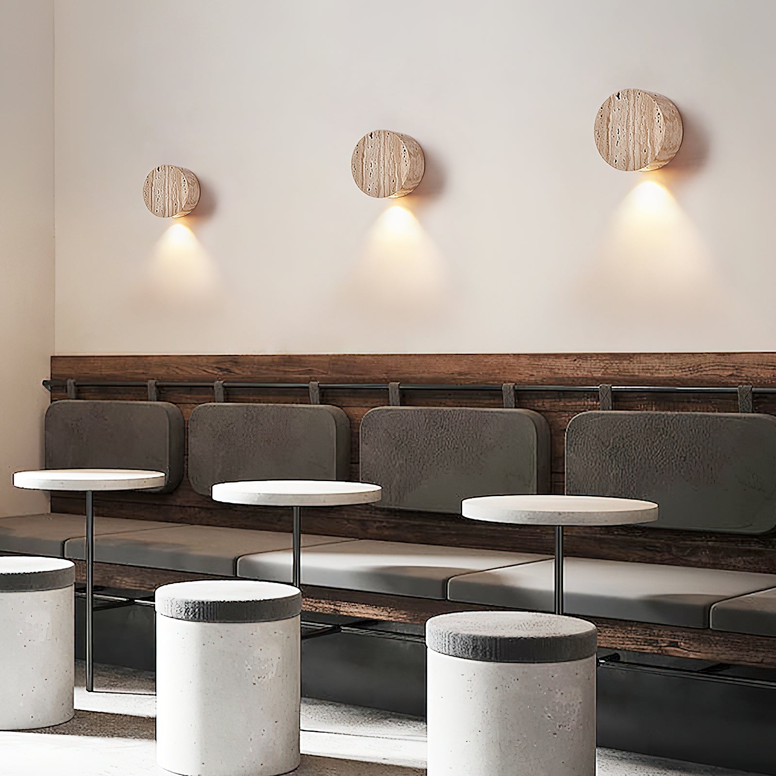 Mira Travertine Wall Lamp