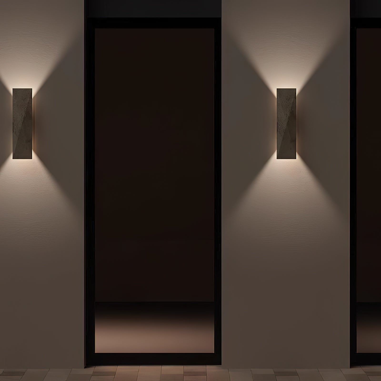 Aria Travertine Wall Lamp