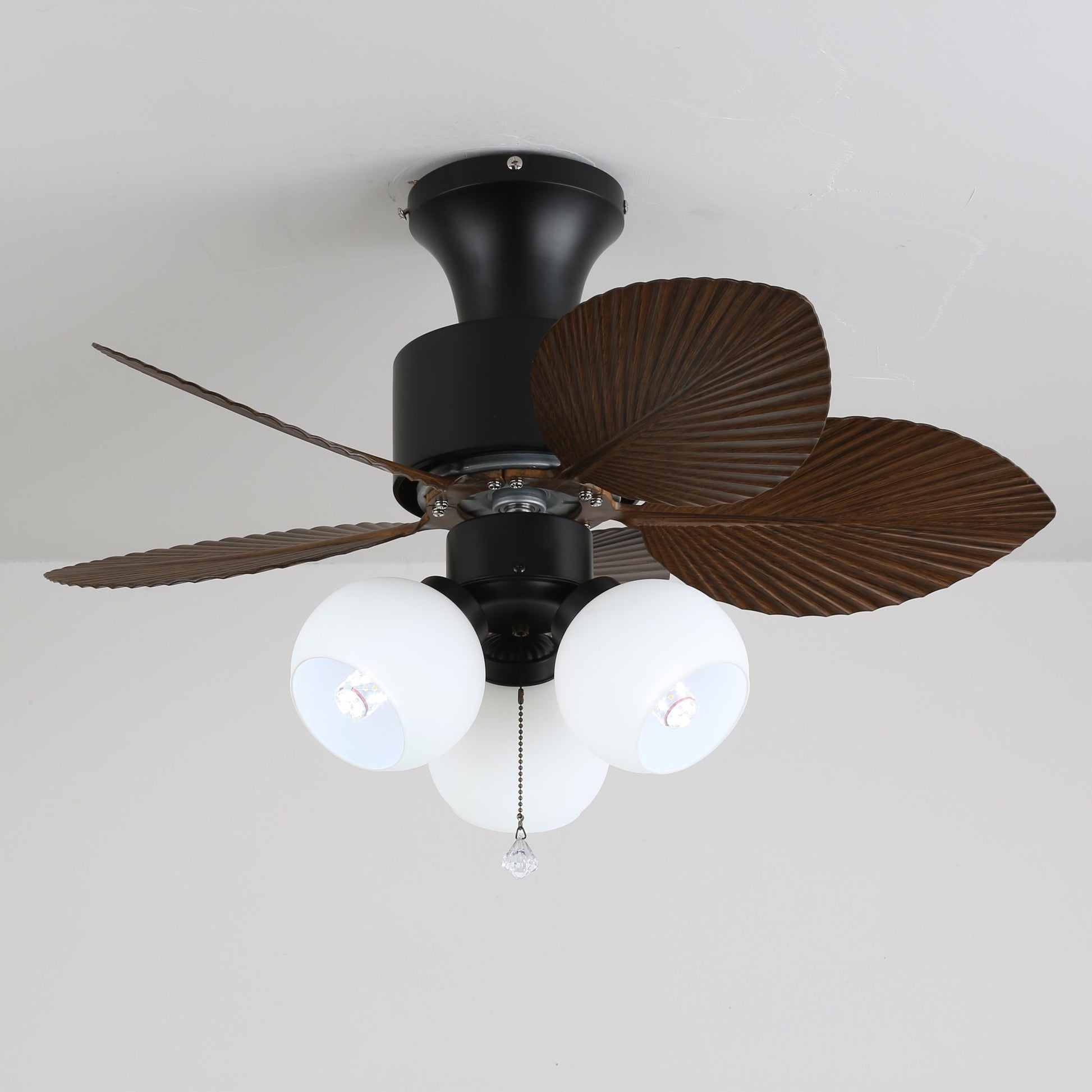 Marvella Vintage Wood Ceiling Fan Light-Neutral Decor