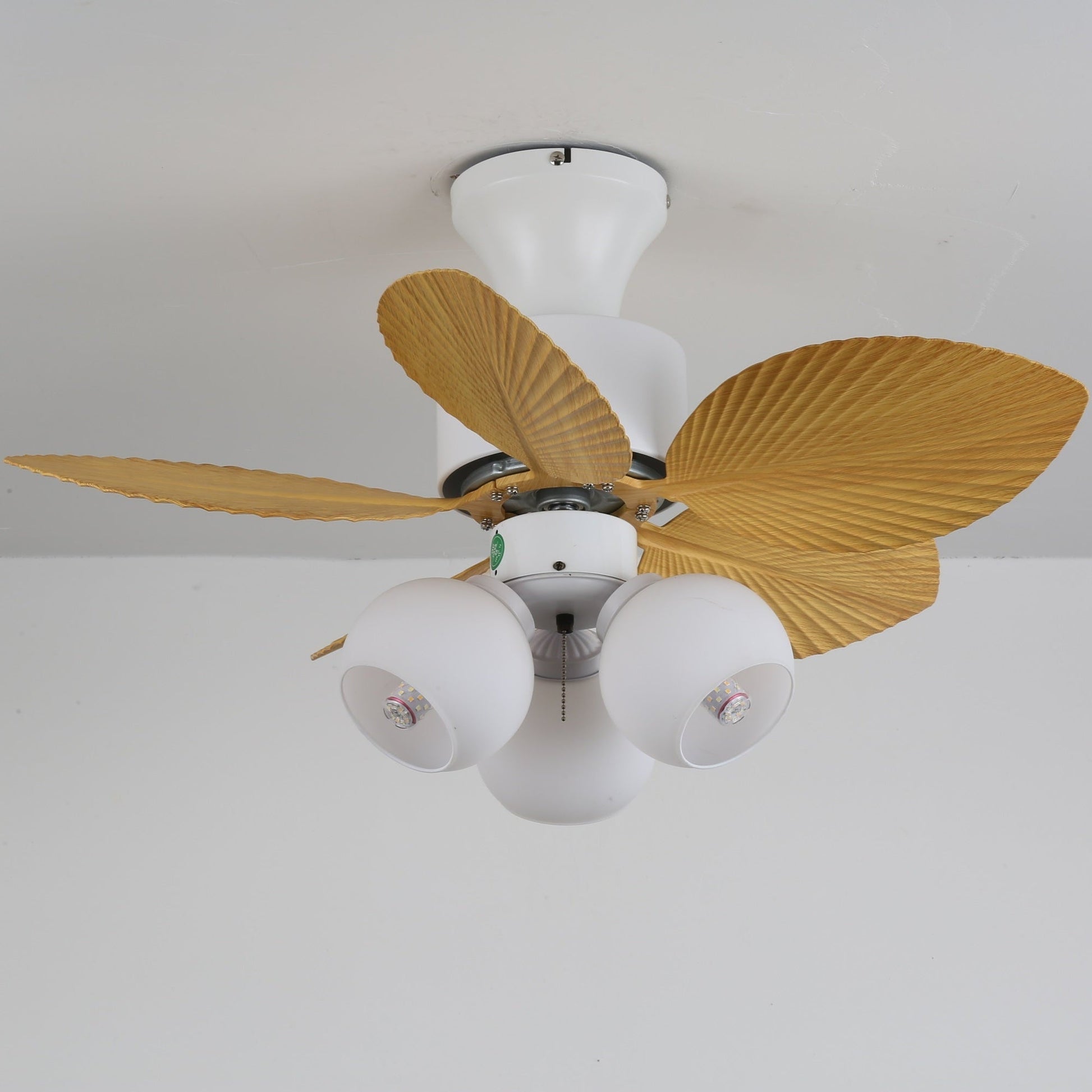 Marvella Vintage Wood Ceiling Fan Light-Neutral Decor