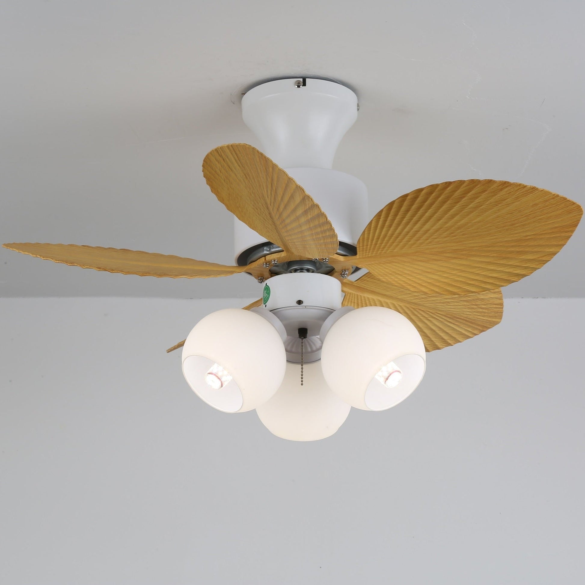 Marvella Vintage Wood Ceiling Fan Light-Neutral Decor