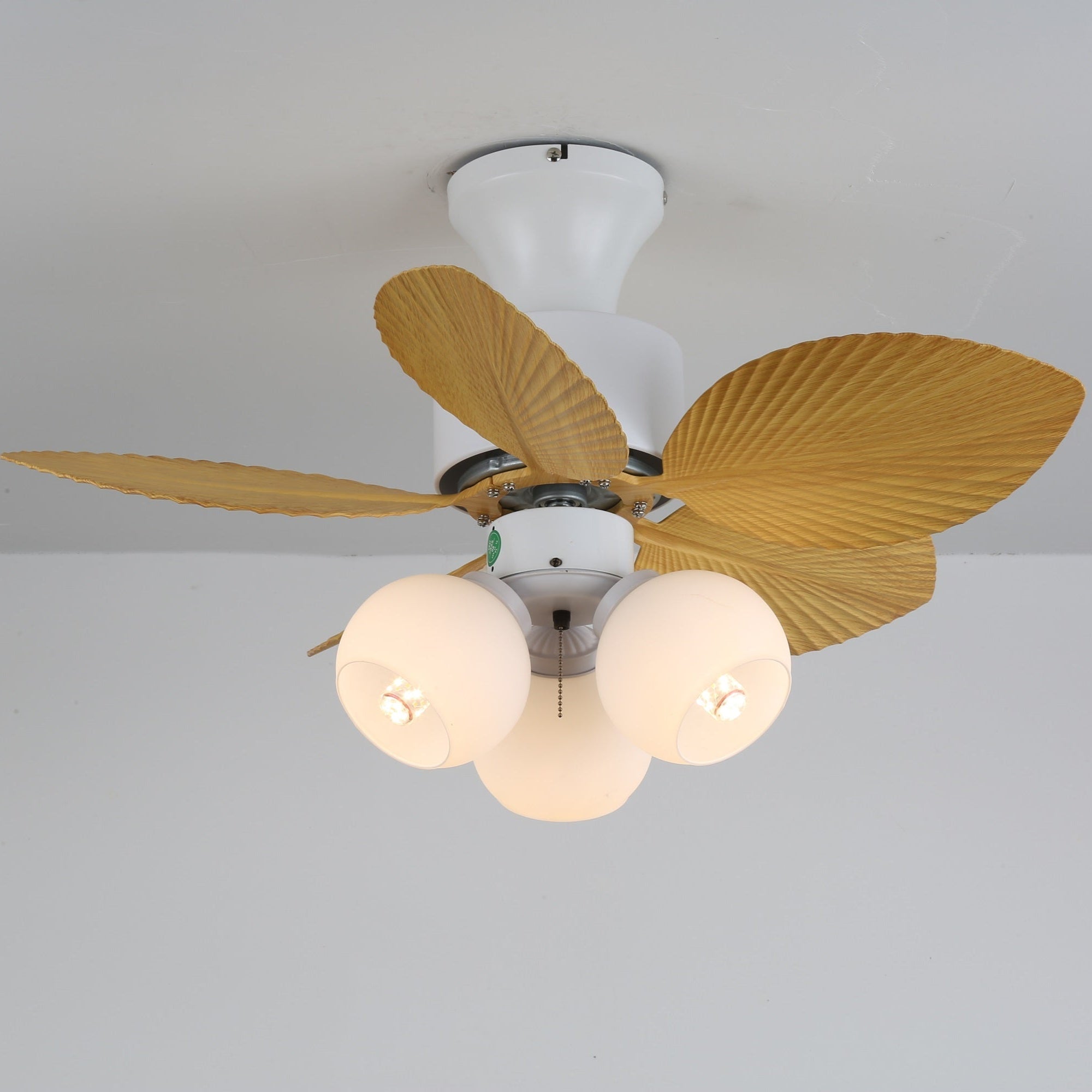 Marvella Vintage Wood Ceiling Fan Light-Neutral Decor