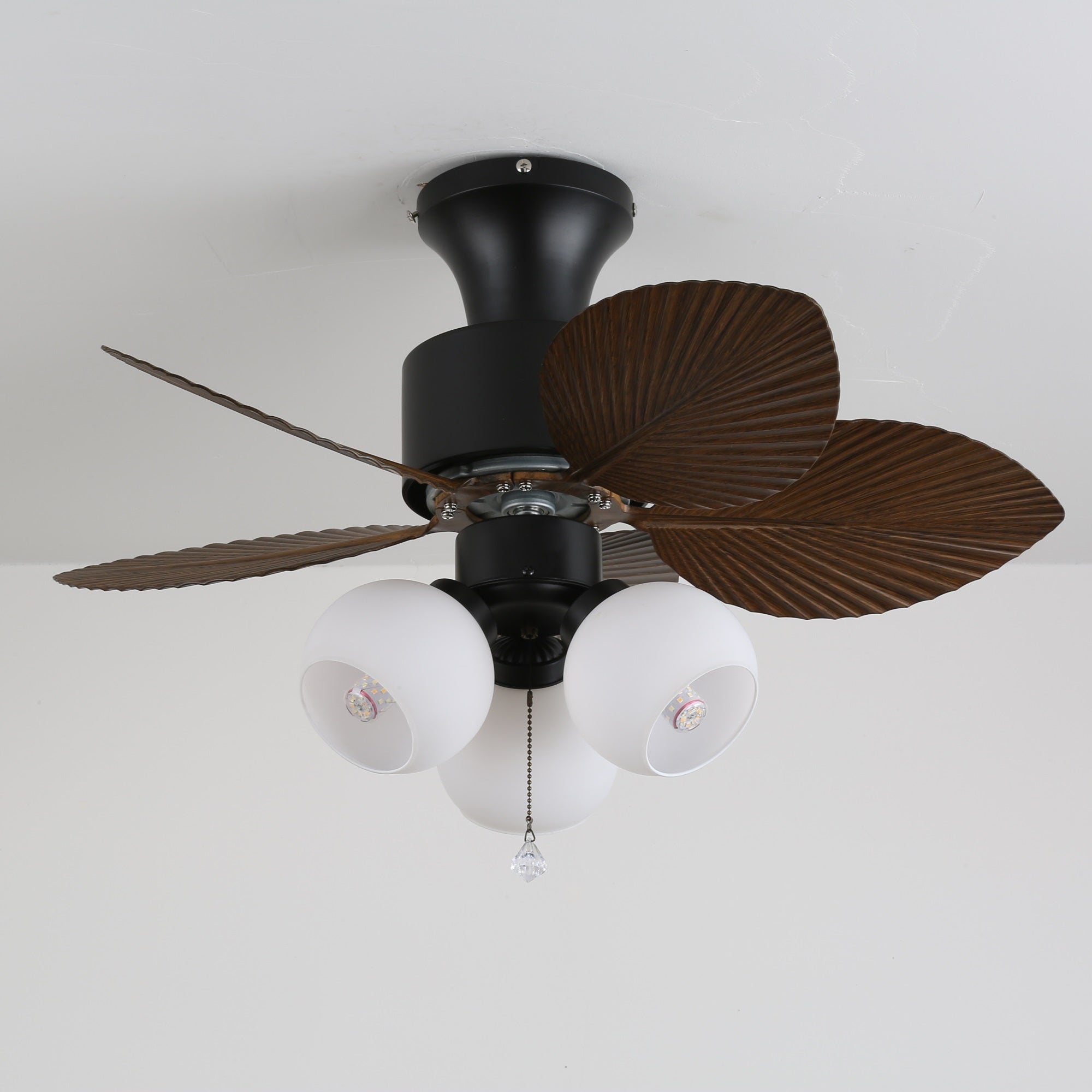 Marvella Vintage Wood Ceiling Fan Light-Neutral Decor