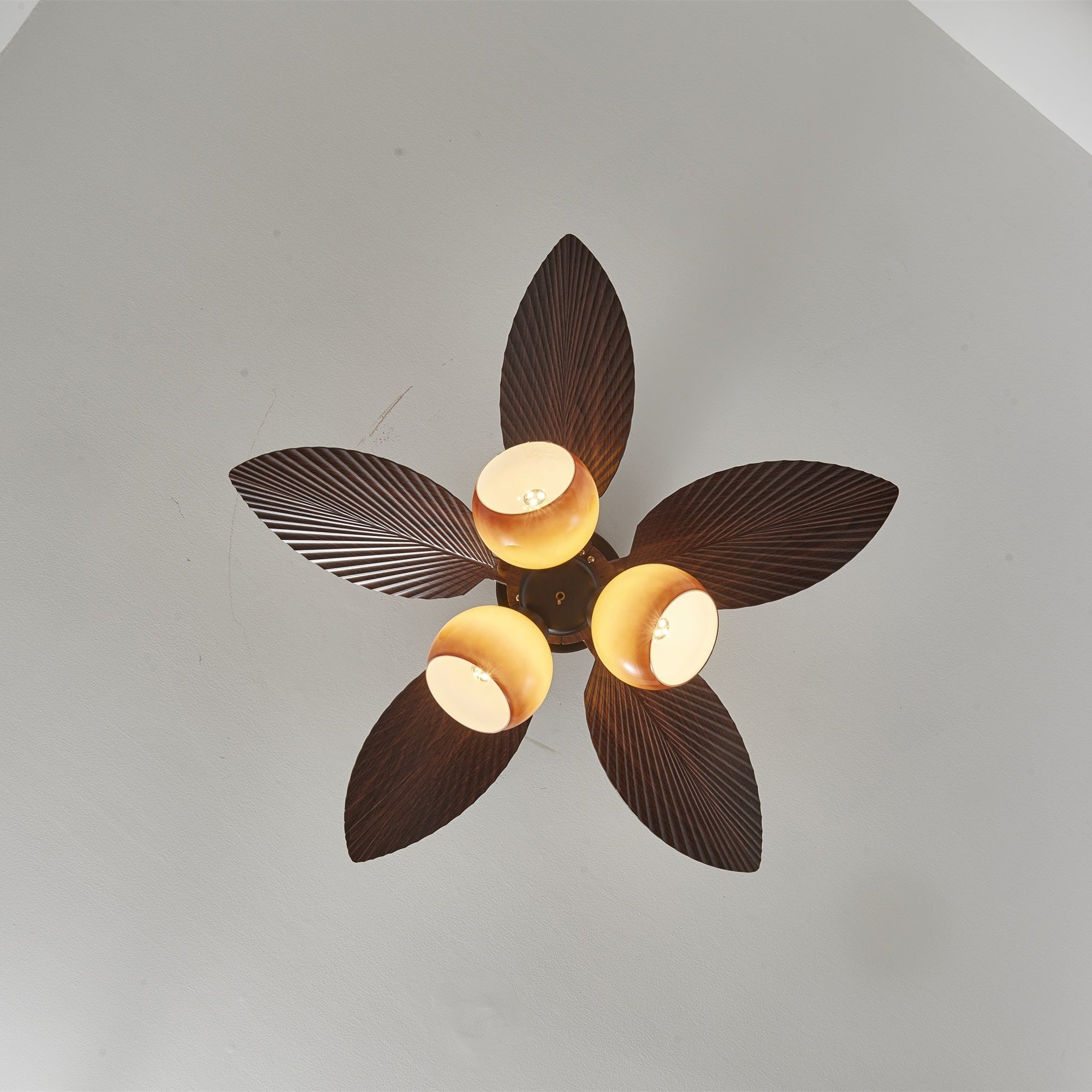 Corvella Vintage Wood Ceiling Fan Light-Neutral Decor