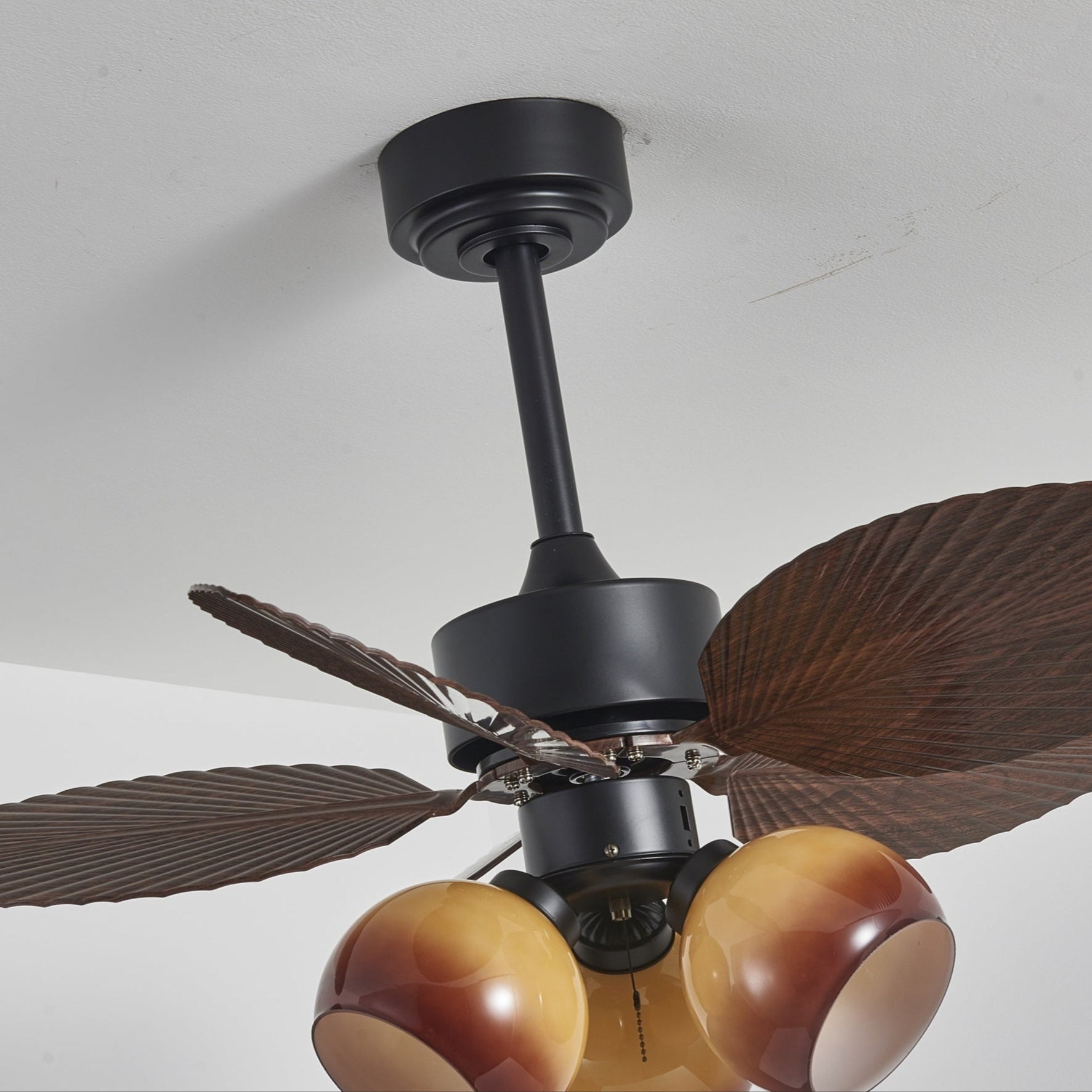 Corvella Vintage Wood Ceiling Fan Light-Neutral Decor