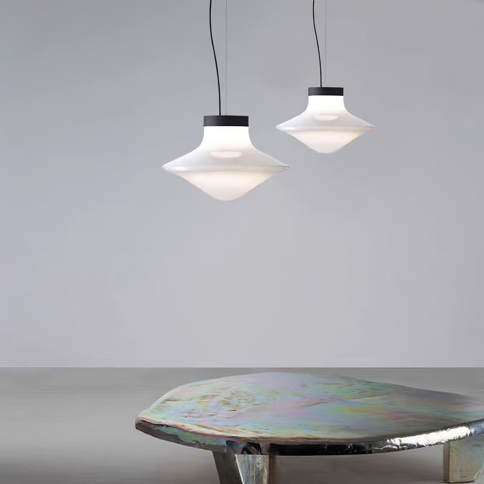 Esoleth Premium Nordic Art Glass Pendant Lamp-Neutral Decor