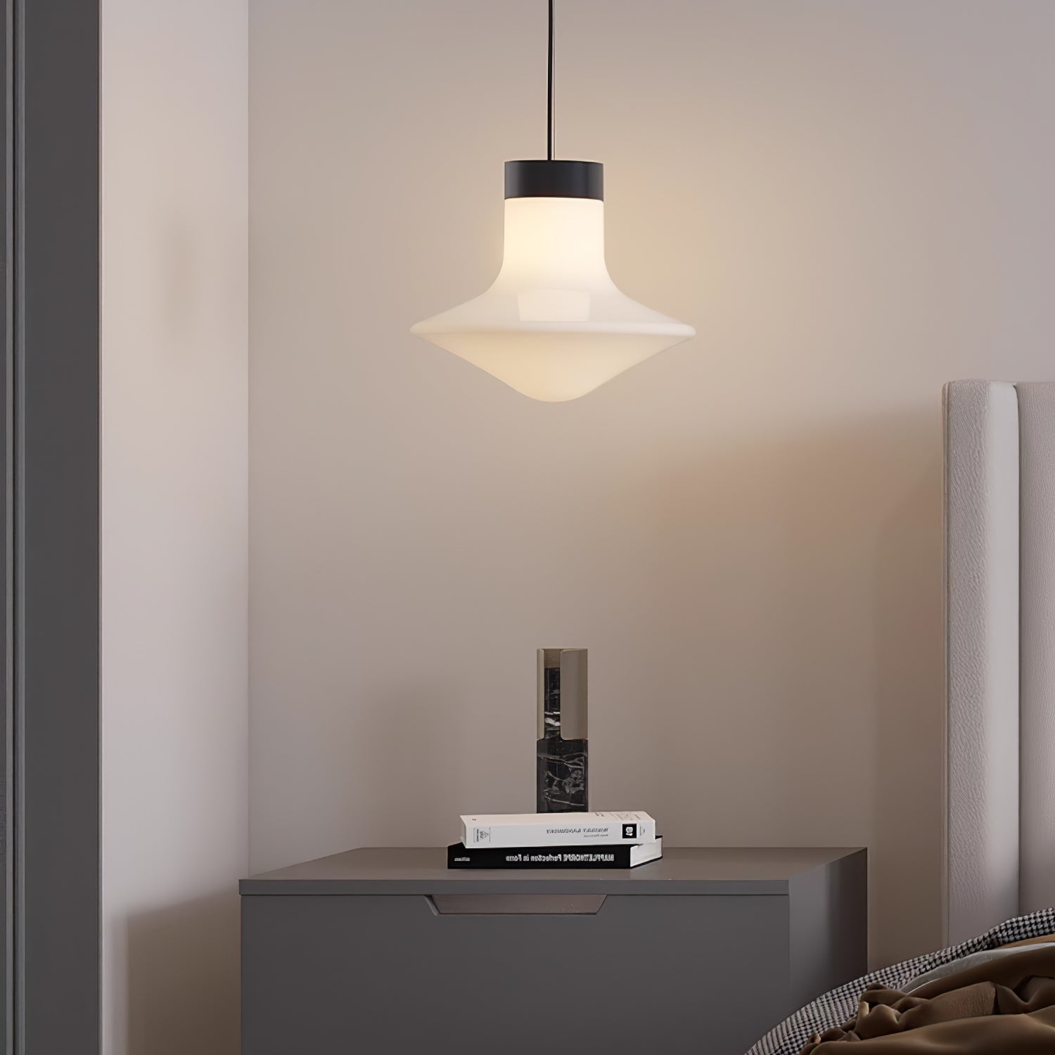 Esoleth Premium Nordic Art Glass Pendant Lamp-Neutral Decor