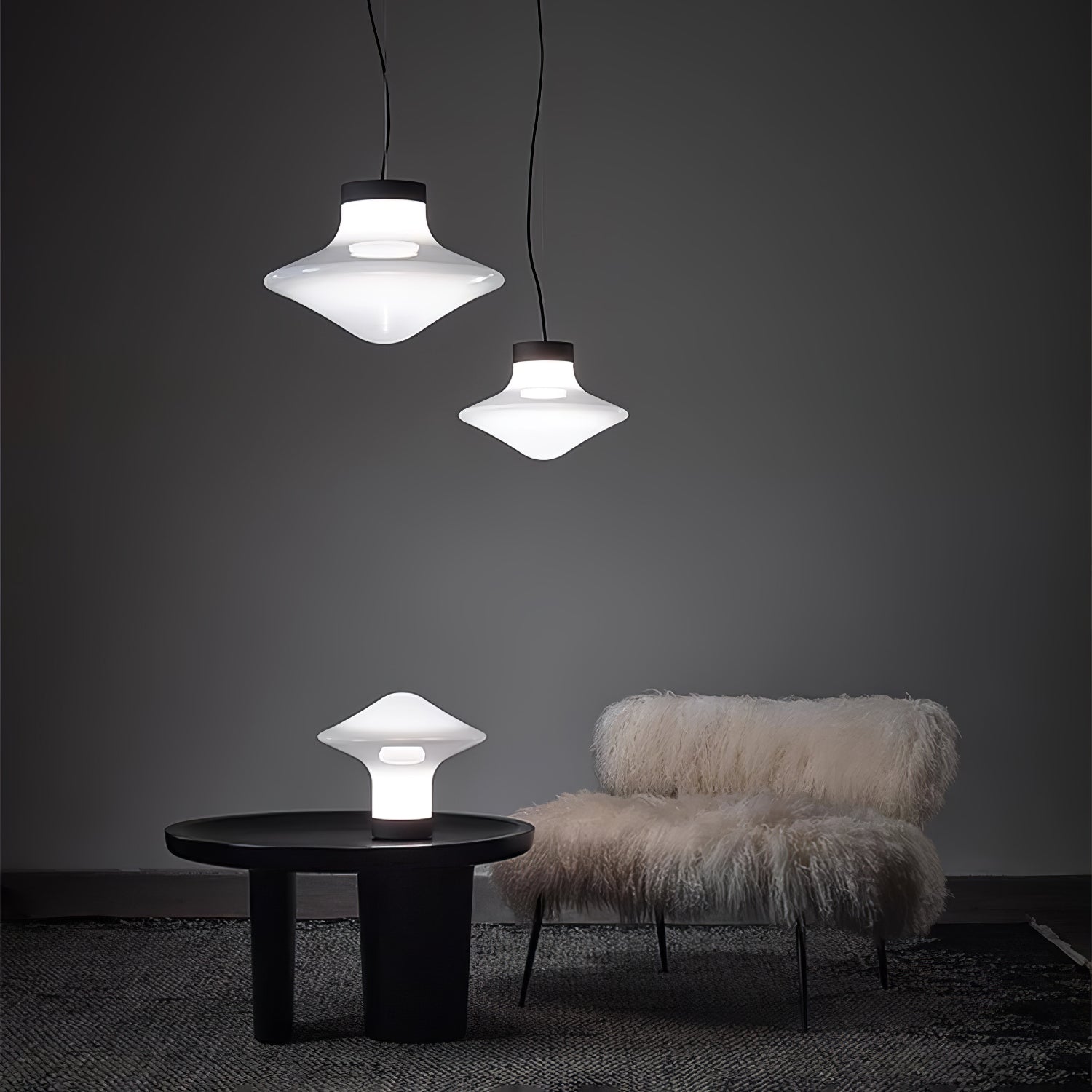 Esoleth Premium Nordic Art Glass Pendant Lamp-Neutral Decor