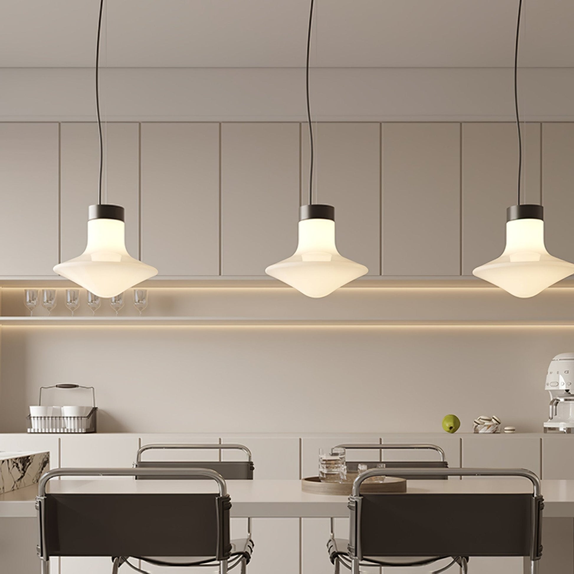 Esoleth Premium Nordic Art Glass Pendant Lamp-Neutral Decor
