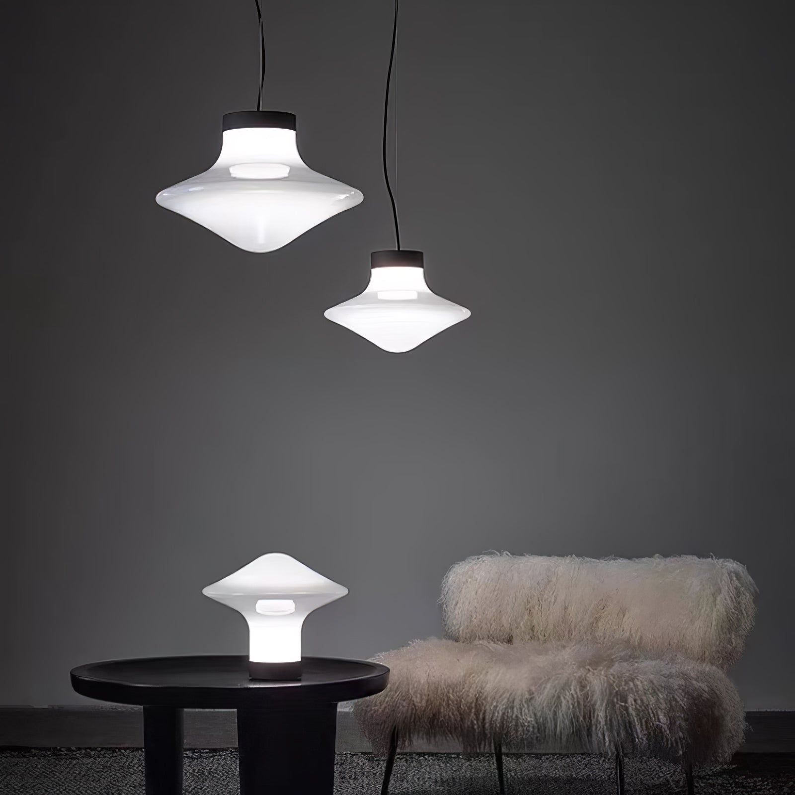 Esoleth Premium Nordic Art Glass Pendant Lamp-Neutral Decor