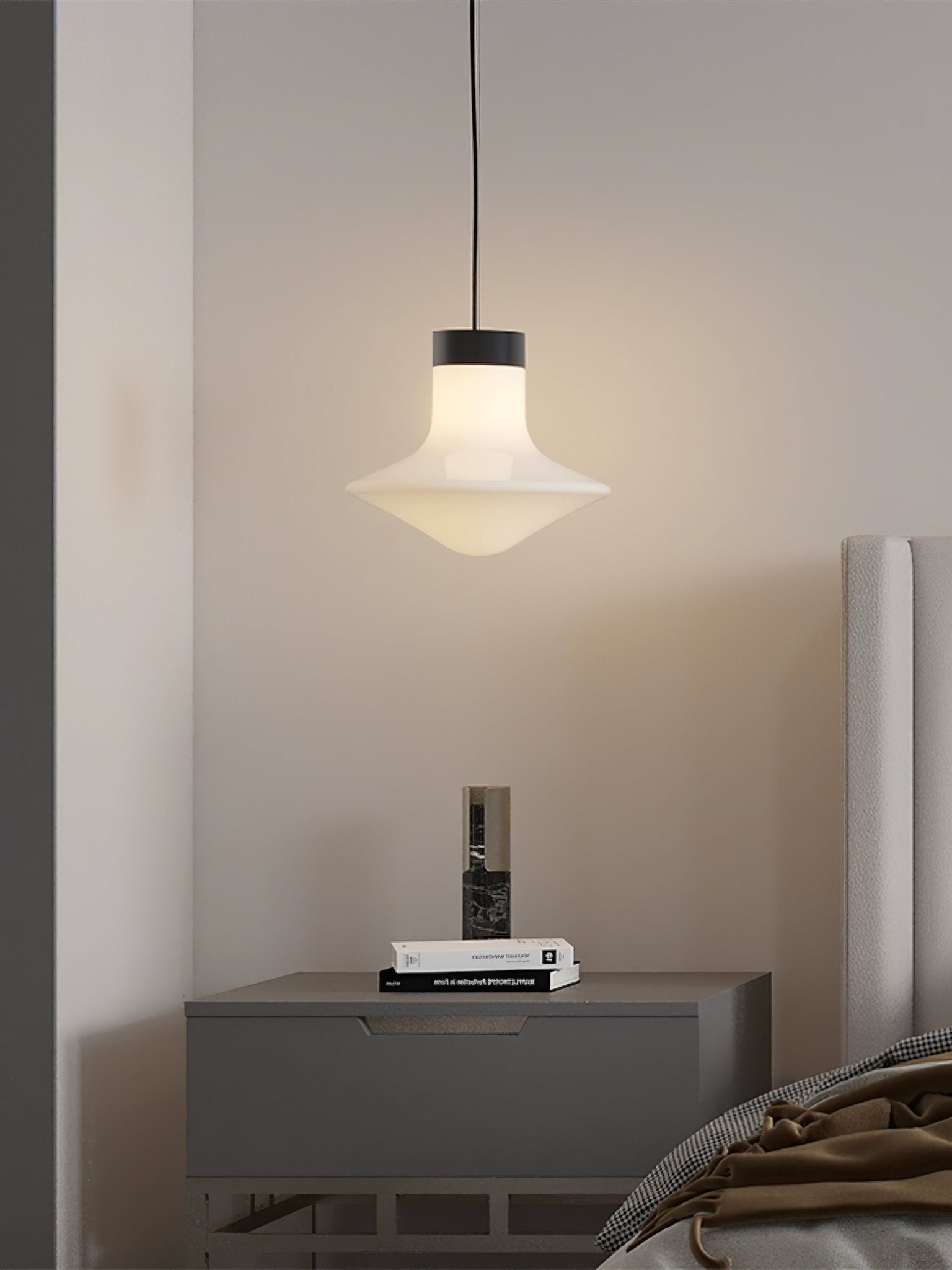 Esoleth Premium Nordic Art Glass Pendant Lamp-Neutral Decor