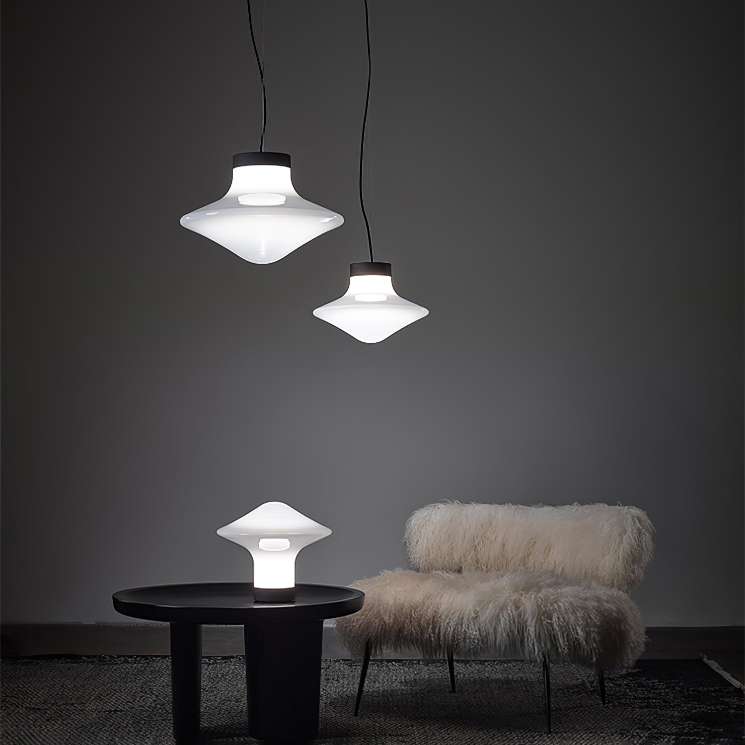 Esoleth Premium Nordic Art Glass Pendant Lamp-Neutral Decor
