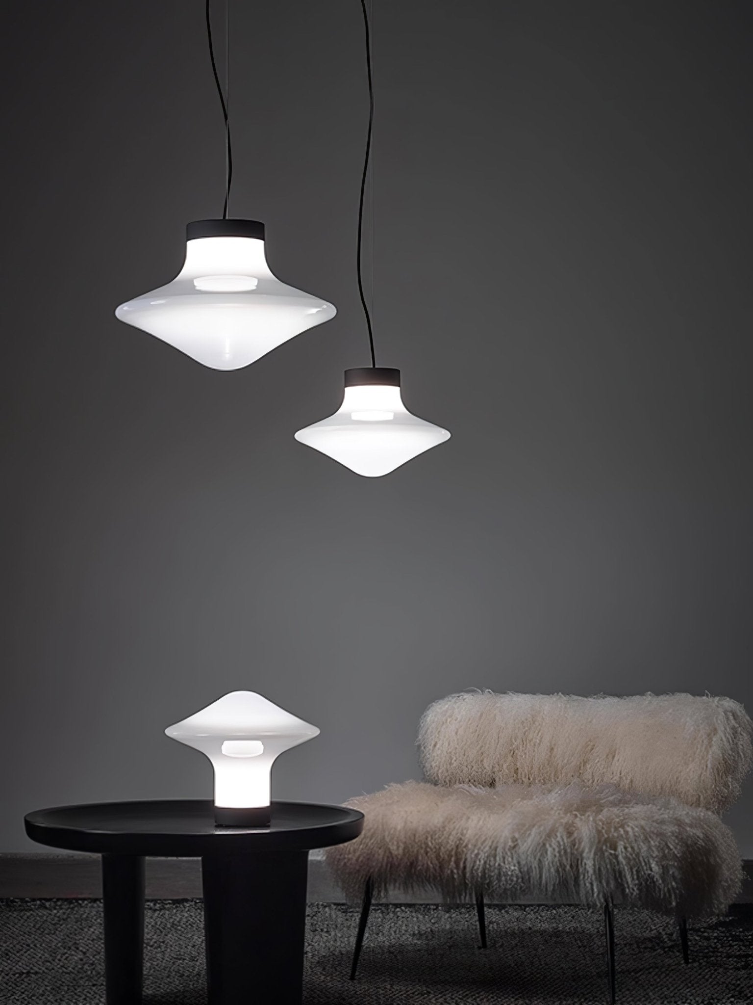 Esoleth Premium Nordic Art Glass Pendant Lamp-Neutral Decor