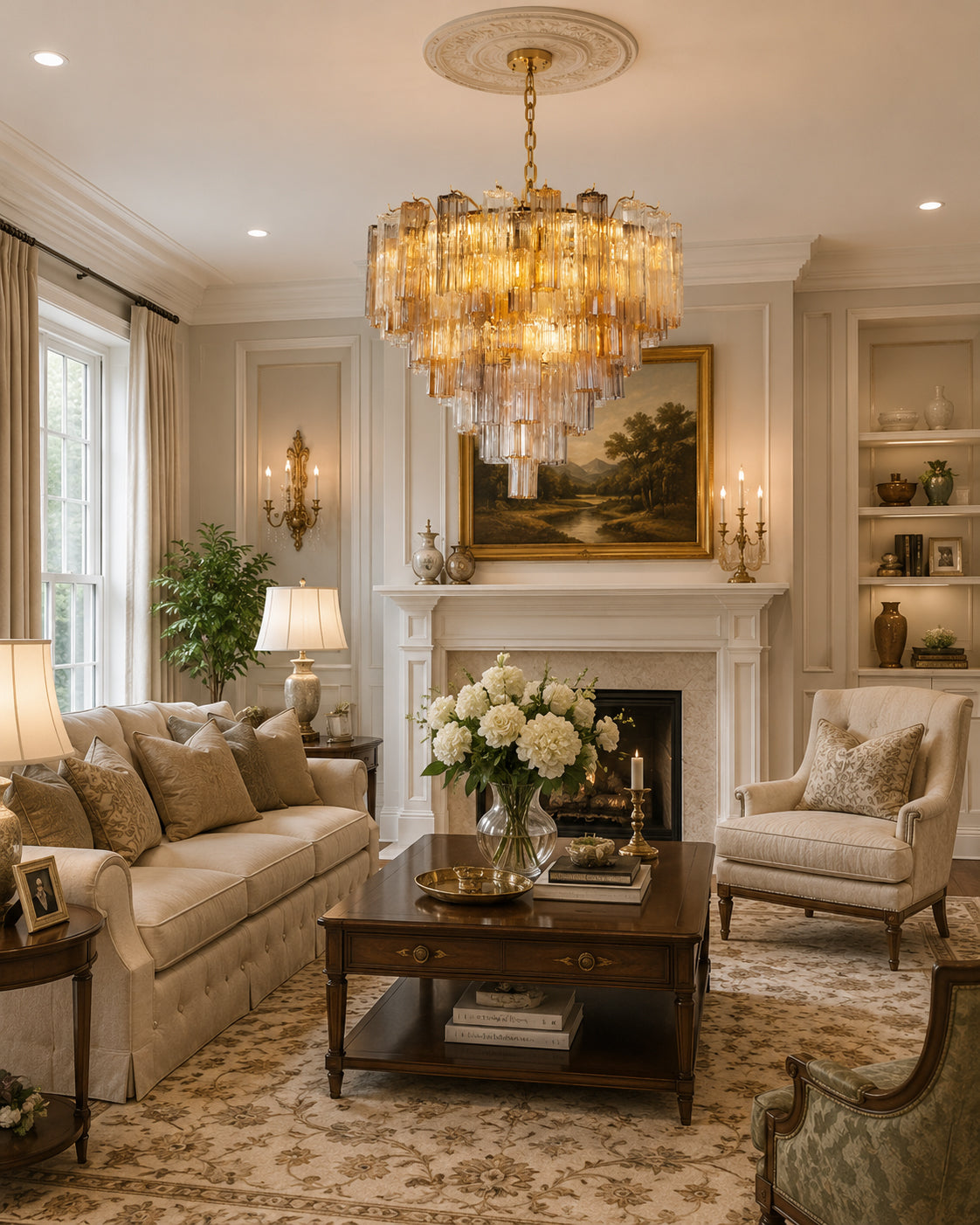 Trousdale Glass Chandelier