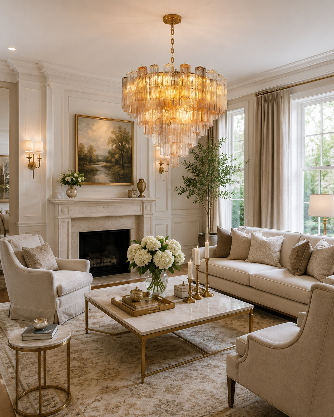 Trousdale Glass Chandelier