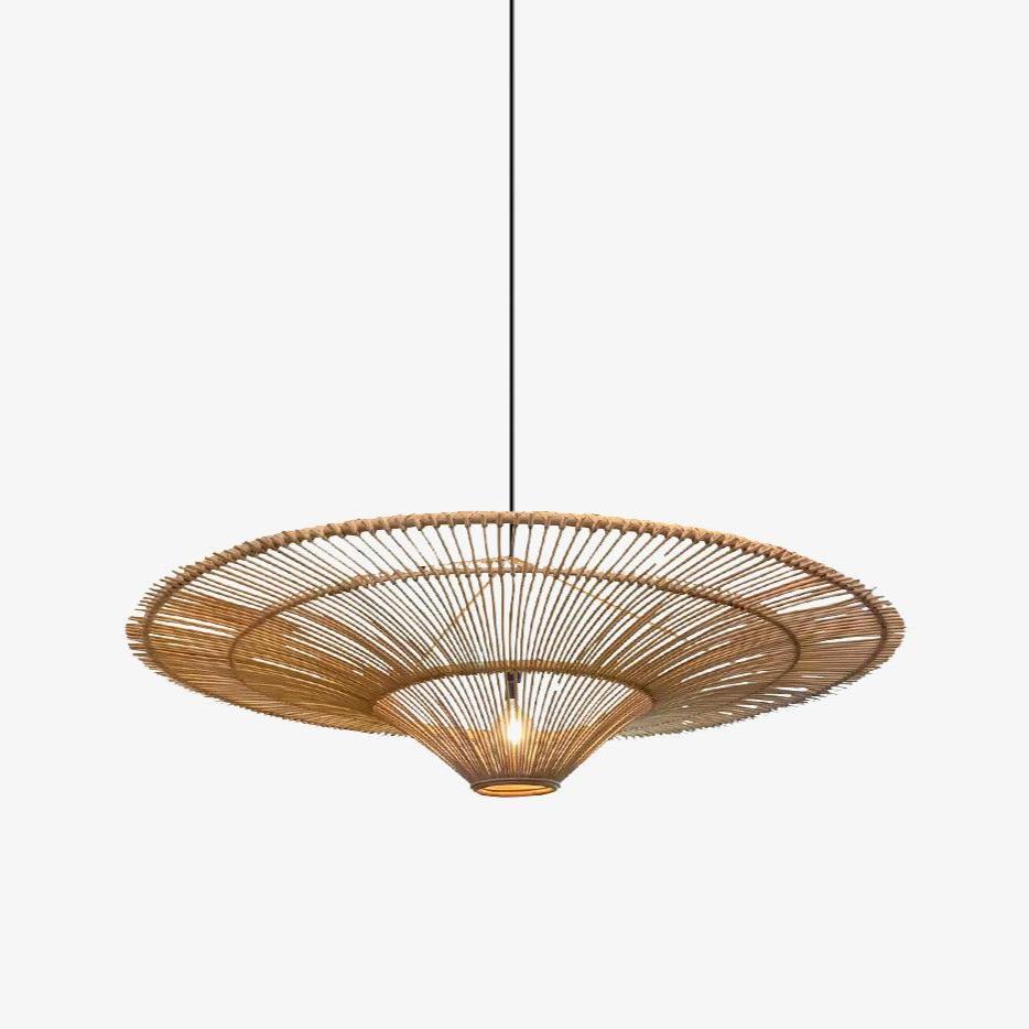 Lustra Chandelier Rattan Natural-Neutral Decor