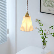 Arisha Trumpet Ceramic Pendant Light - Neutral Decor