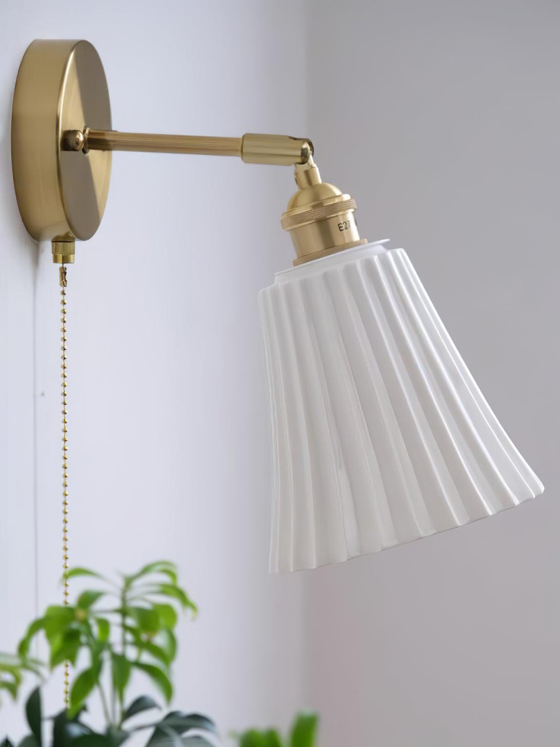 Nominex Ceramic Vintage Wall Lamp-Neutral Decor