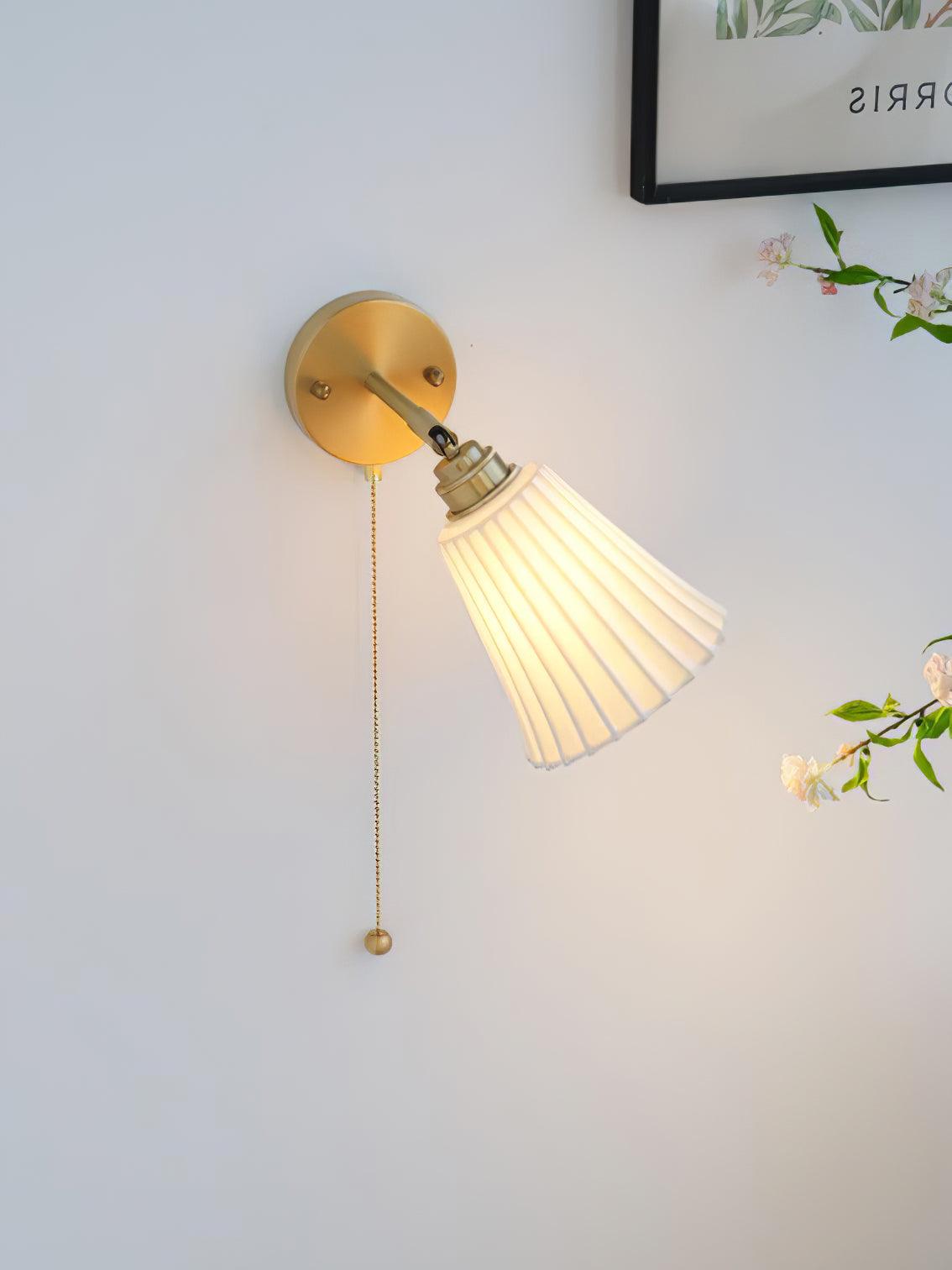 Nominex Ceramic Vintage Wall Lamp-Neutral Decor