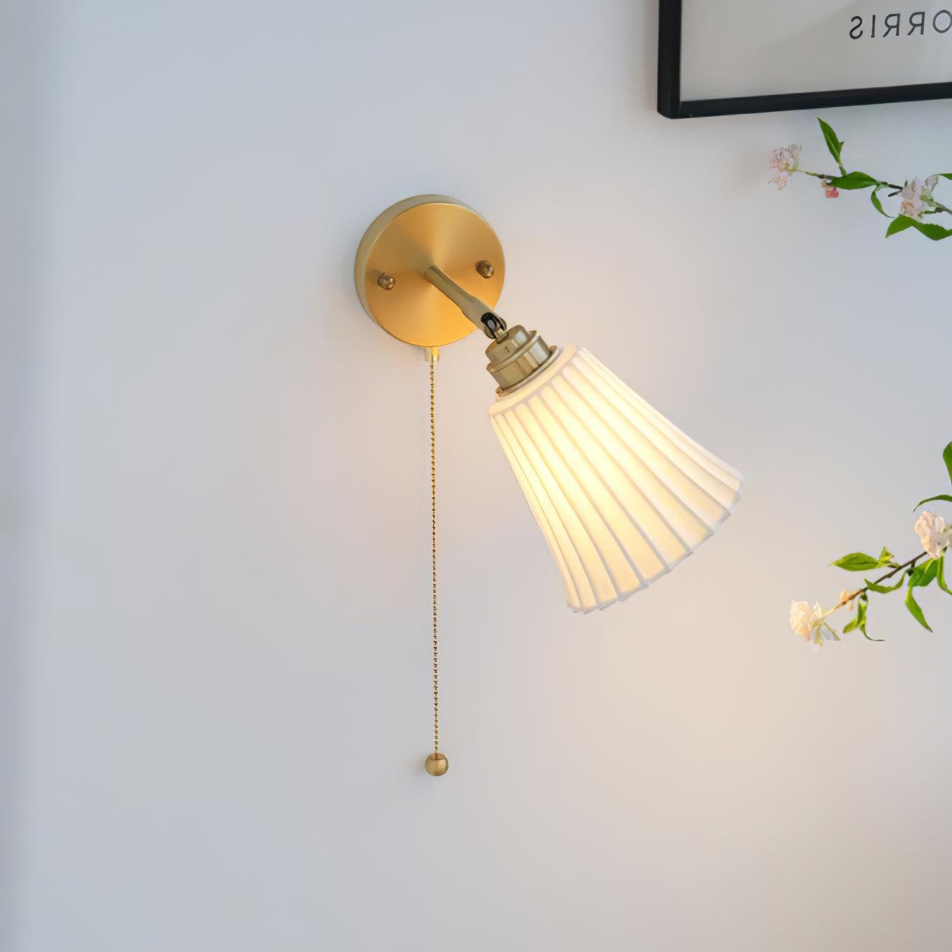 Nominex Ceramic Vintage Wall Lamp-Neutral Decor