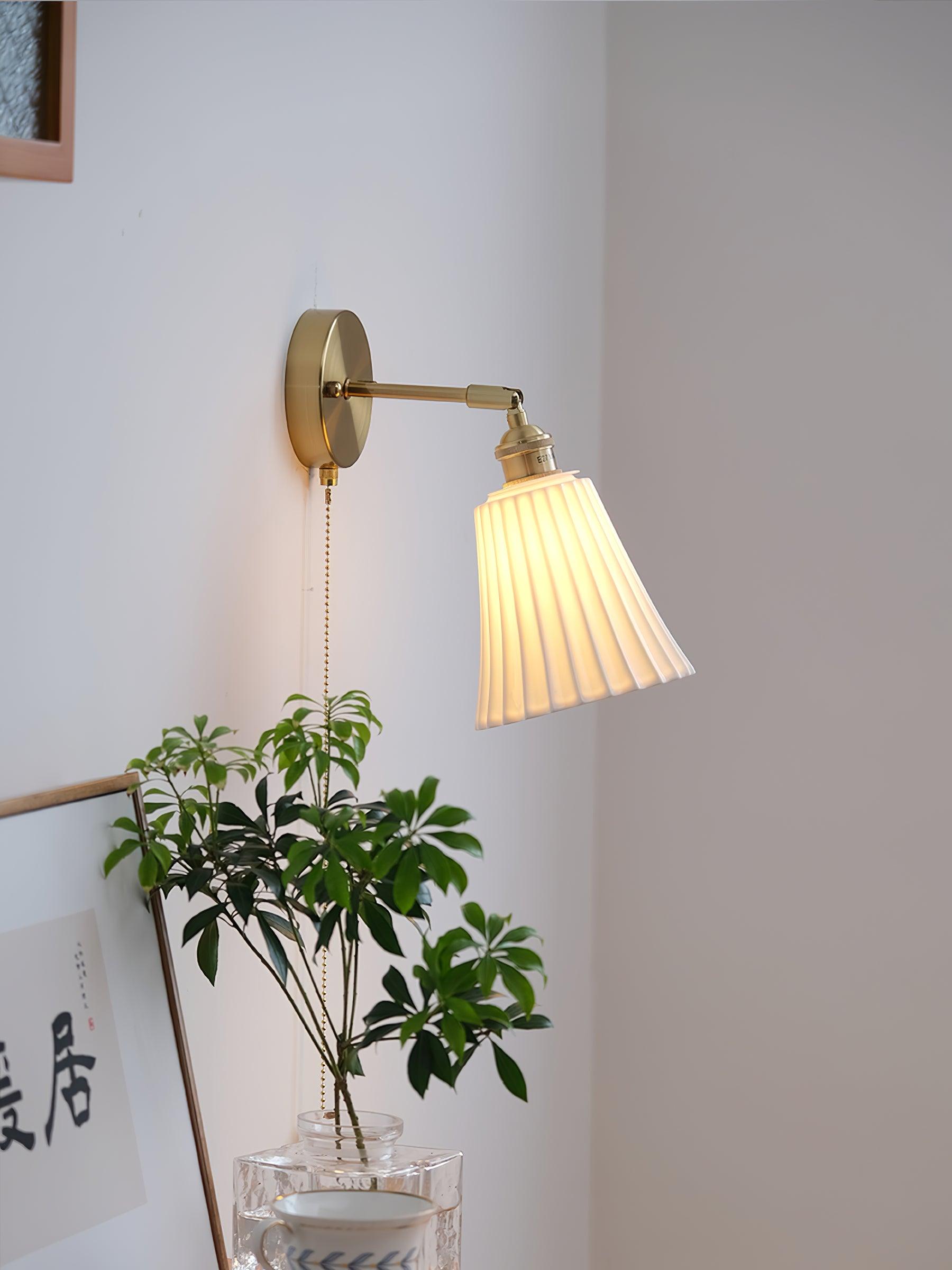 Nominex Ceramic Vintage Wall Lamp-Neutral Decor