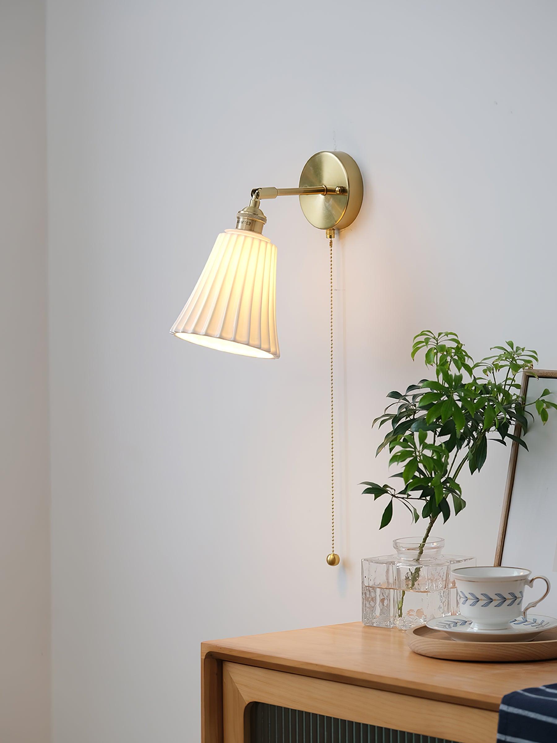 Nominex Ceramic Vintage Wall Lamp-Neutral Decor