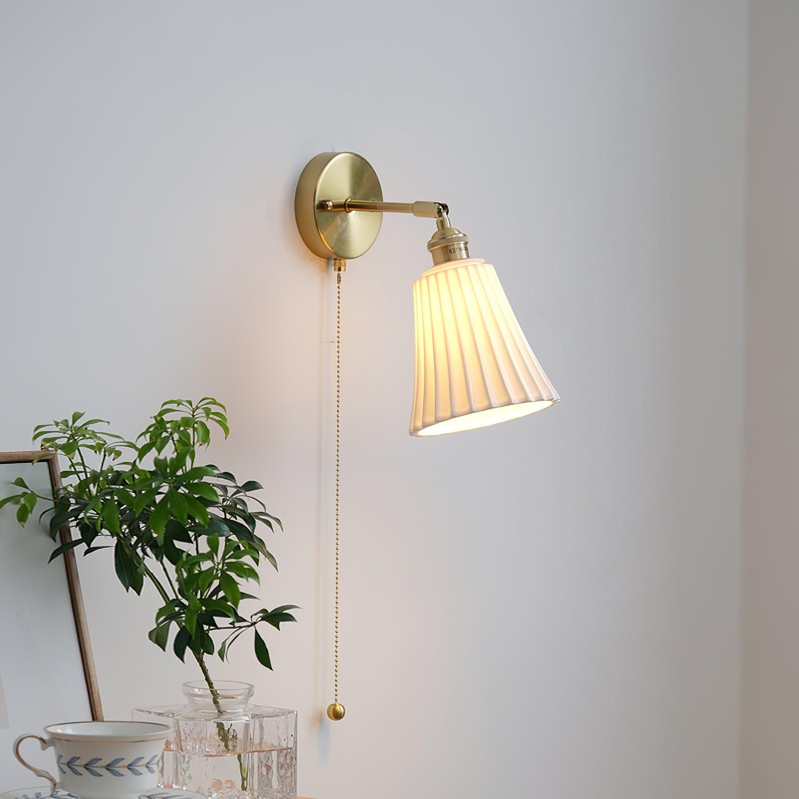 Nominex Ceramic Vintage Wall Lamp-Neutral Decor