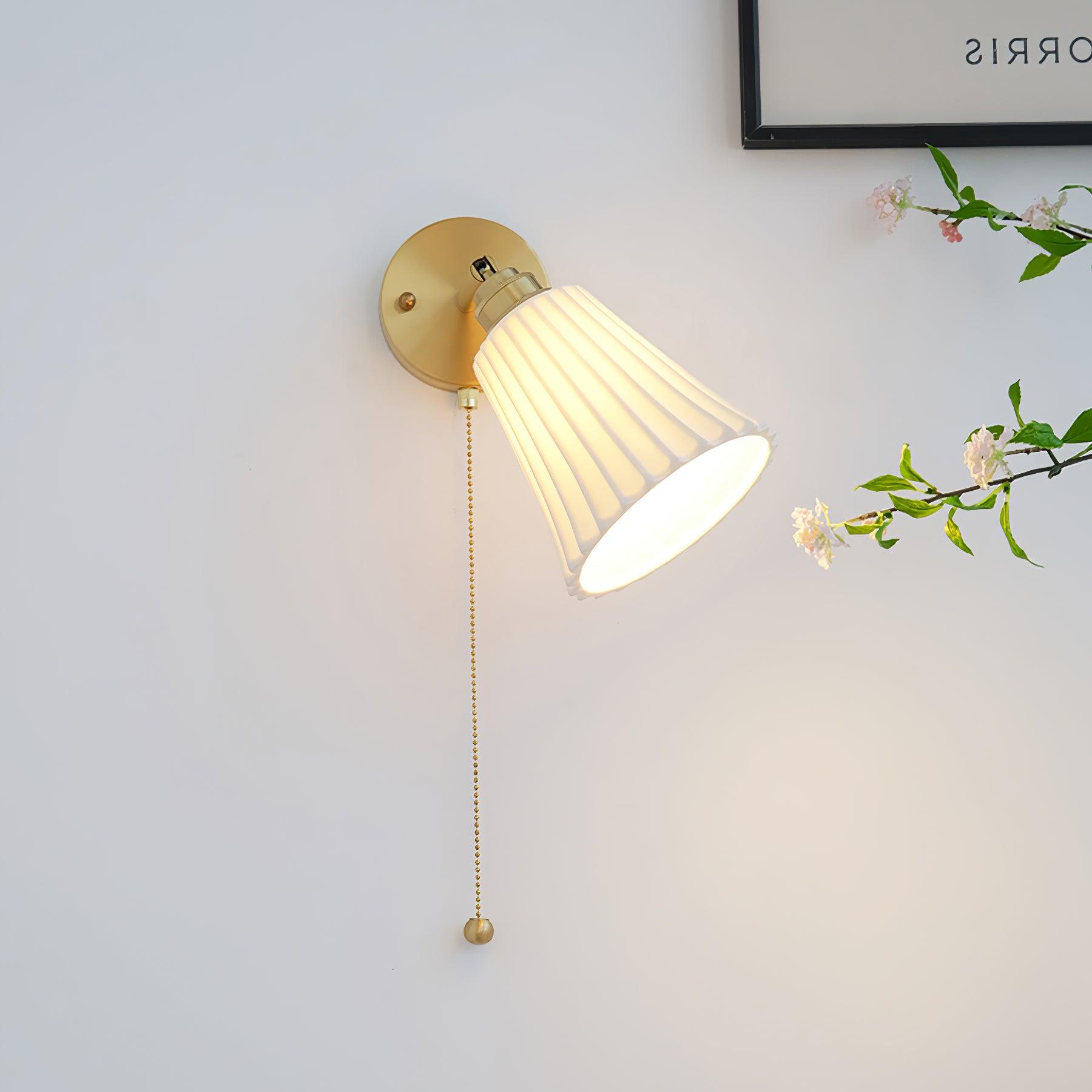 Nominex Ceramic Vintage Wall Lamp-Neutral Decor