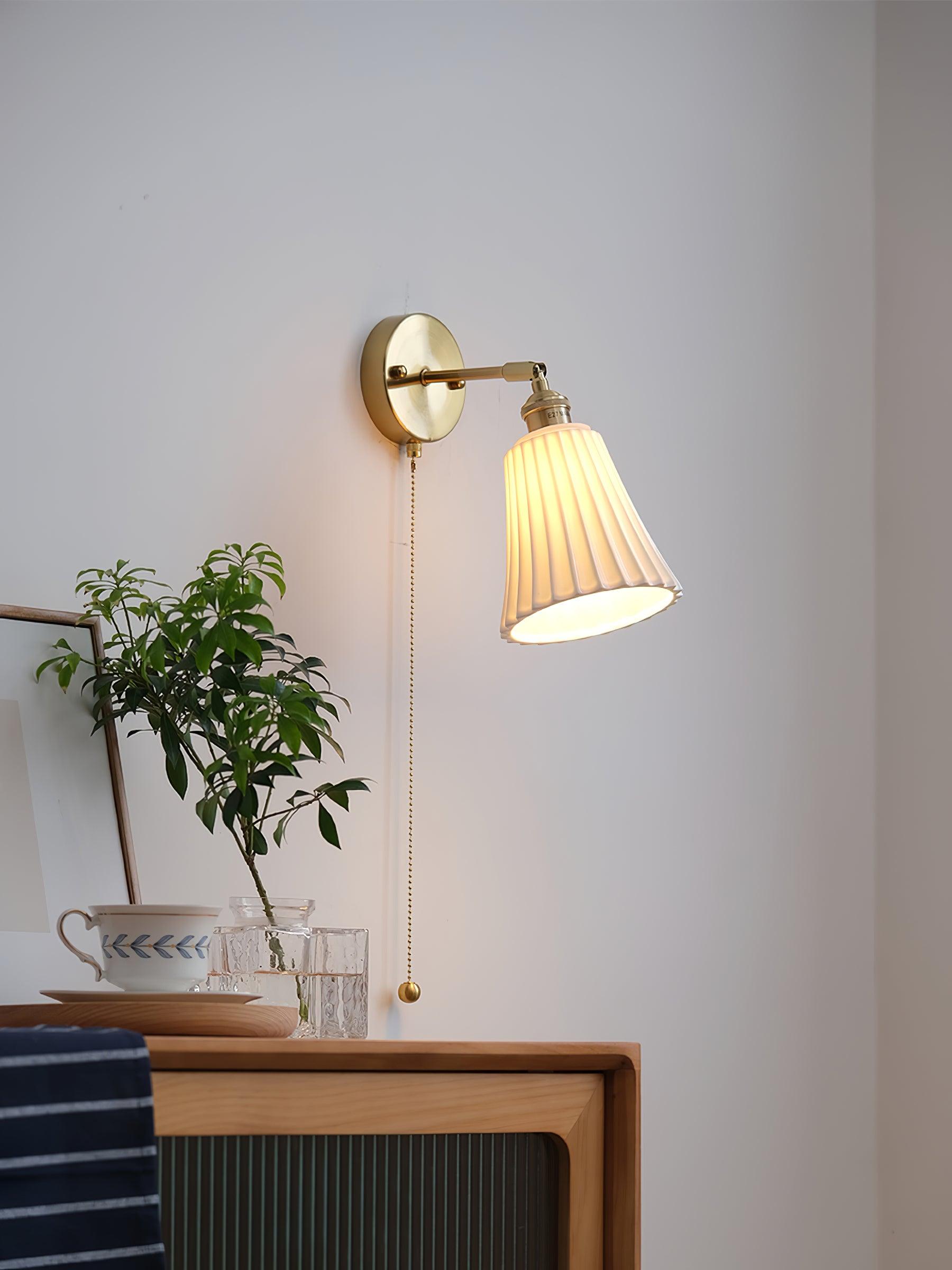 Nominex Ceramic Vintage Wall Lamp-Neutral Decor