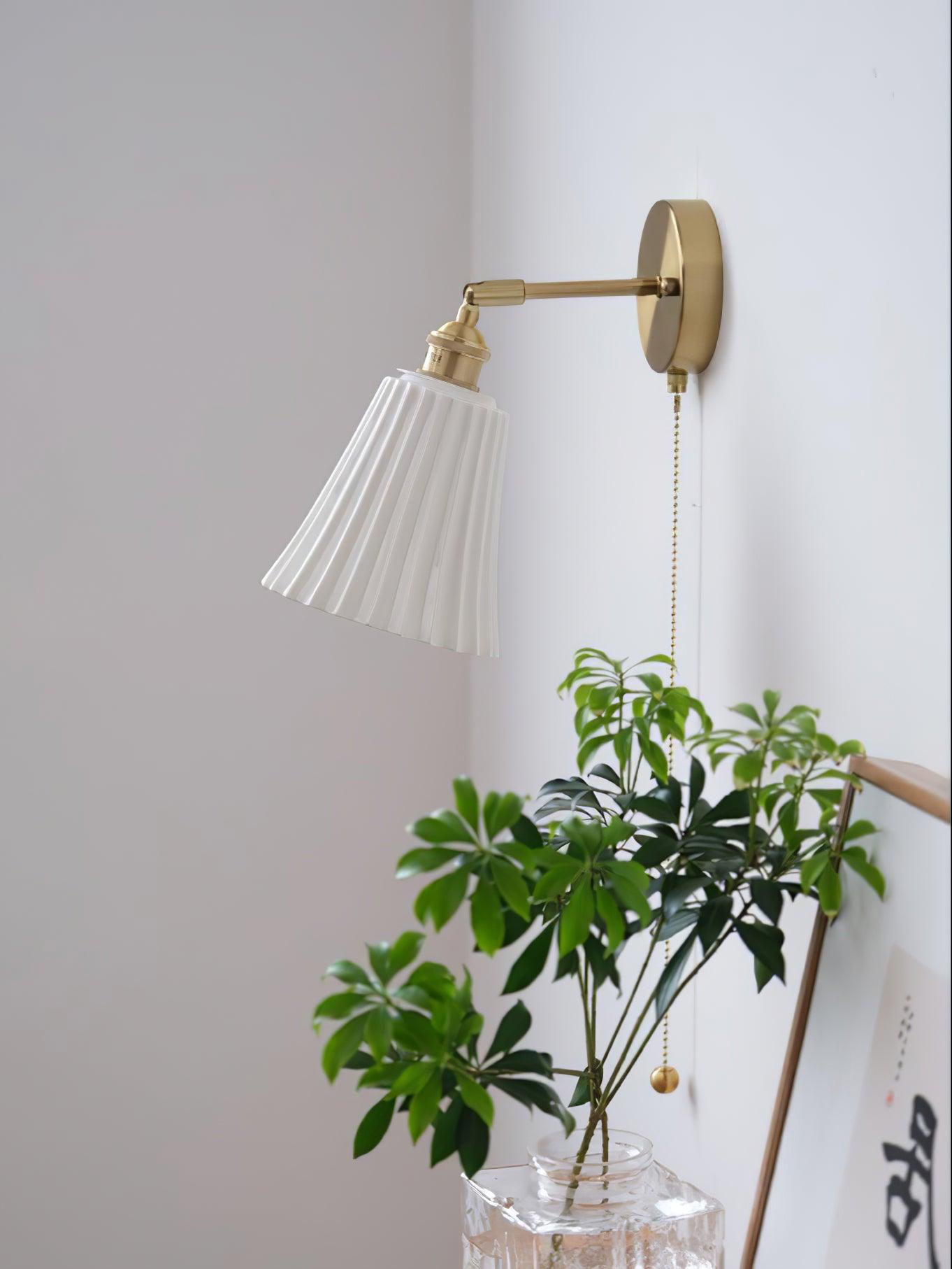 Nominex Ceramic Vintage Wall Lamp-Neutral Decor