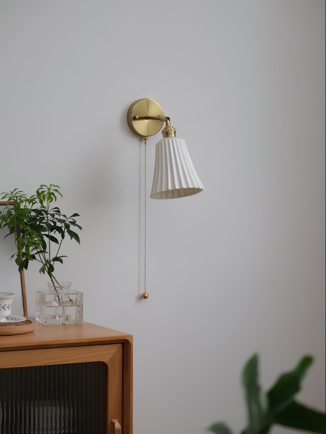 Nominex Ceramic Vintage Wall Lamp-Neutral Decor