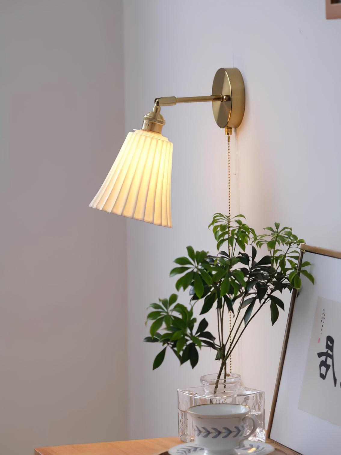Nominex Ceramic Vintage Wall Lamp-Neutral Decor