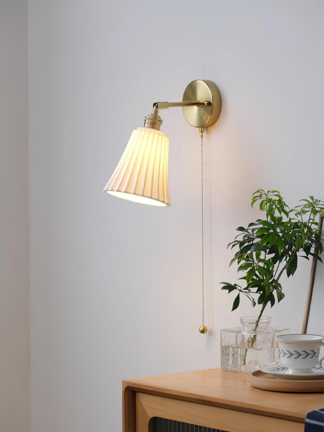 Nominex Ceramic Vintage Wall Lamp-Neutral Decor