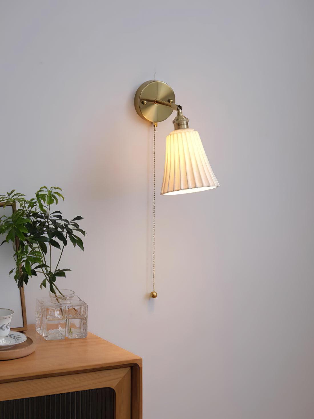 Nominex Ceramic Vintage Wall Lamp-Neutral Decor