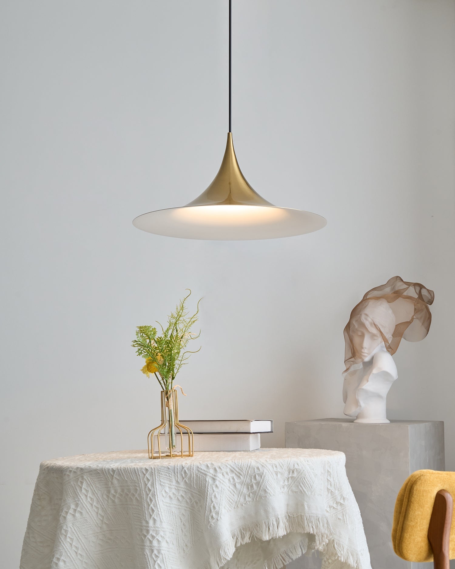 Nirixy Steel Sculptural Pendant Light-Neutral Decor