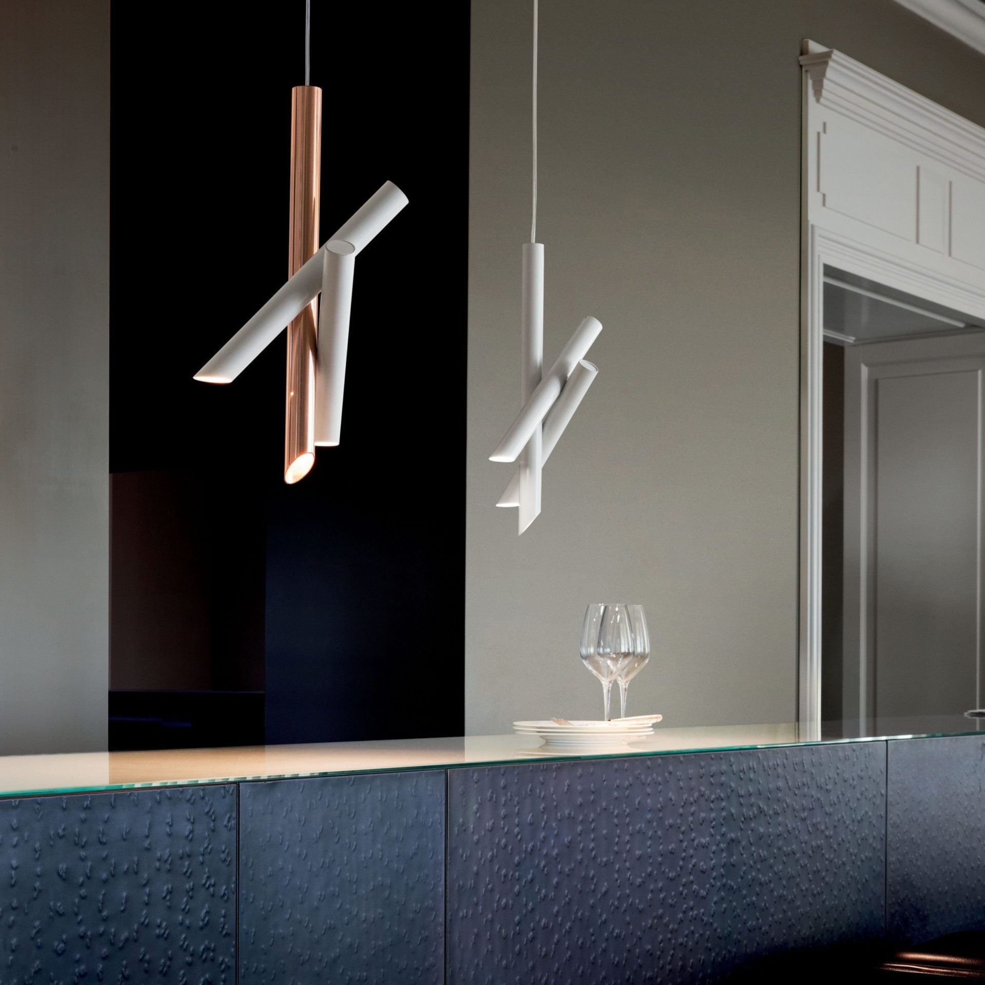 Erixon Pendant Lamp Tubes Aluminum Minimalist-Neutral Decor