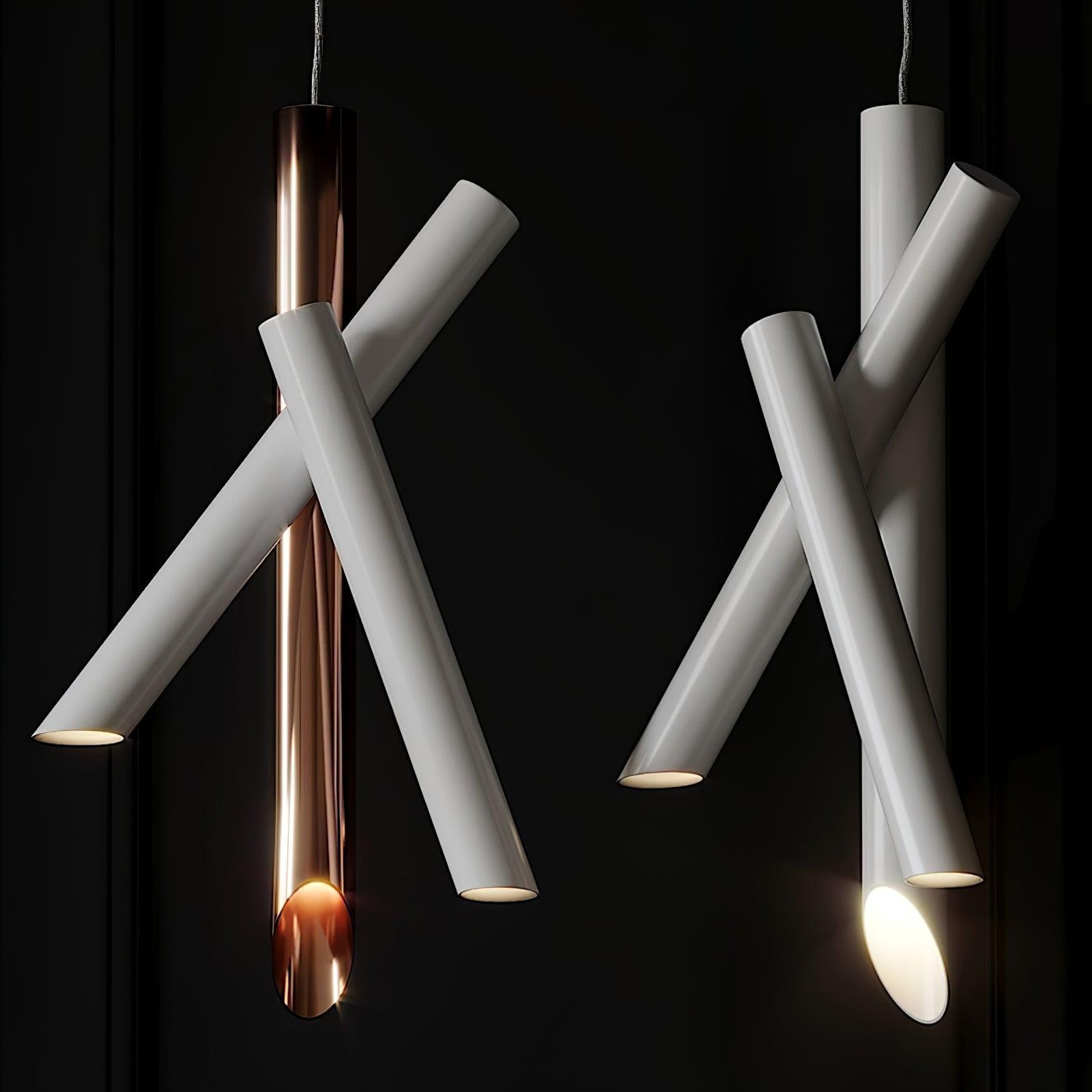 Erixon Pendant Lamp Tubes Aluminum Minimalist-Neutral Decor