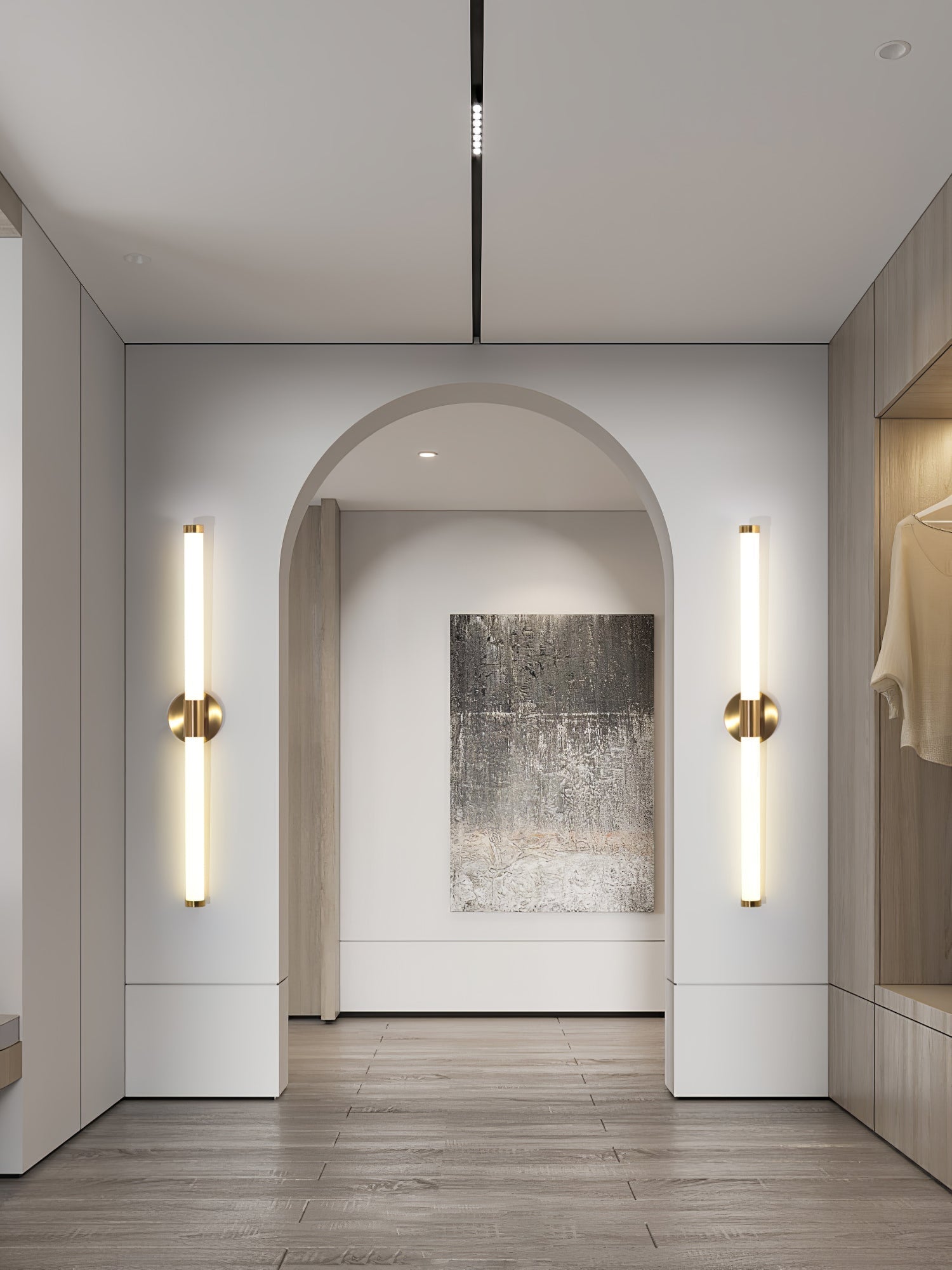 Cecarir Art Tubo Linear LED Wall Lamp-Neutral Decor