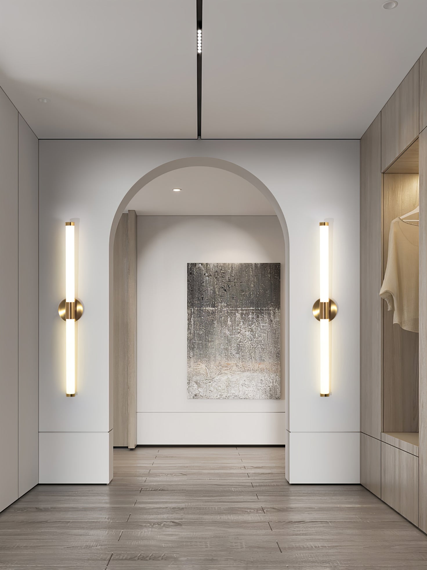 Cecarir Art Tubo Linear LED Wall Lamp-Neutral Decor