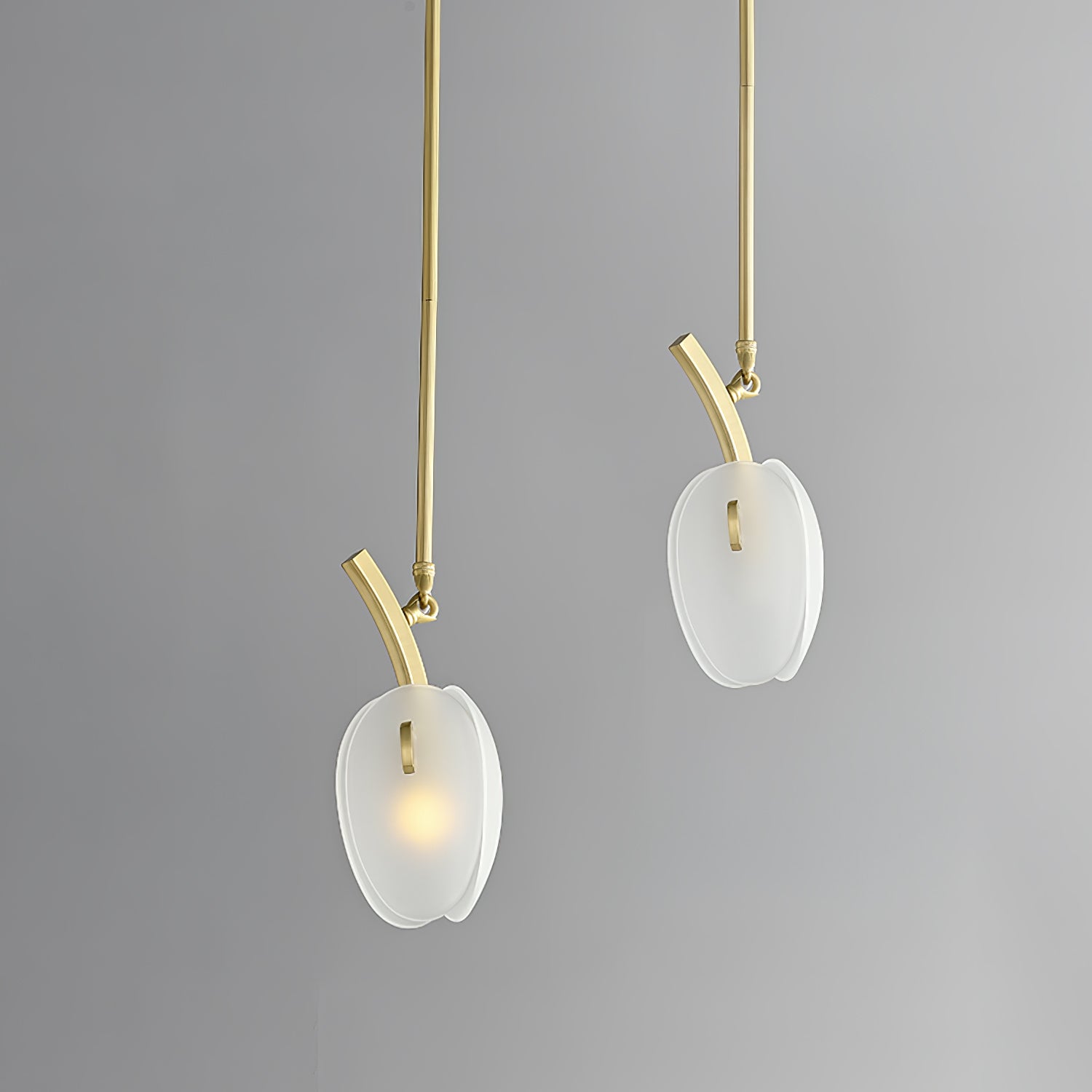 Blossom Contemporary Glass Chandelier-Neutral Decor