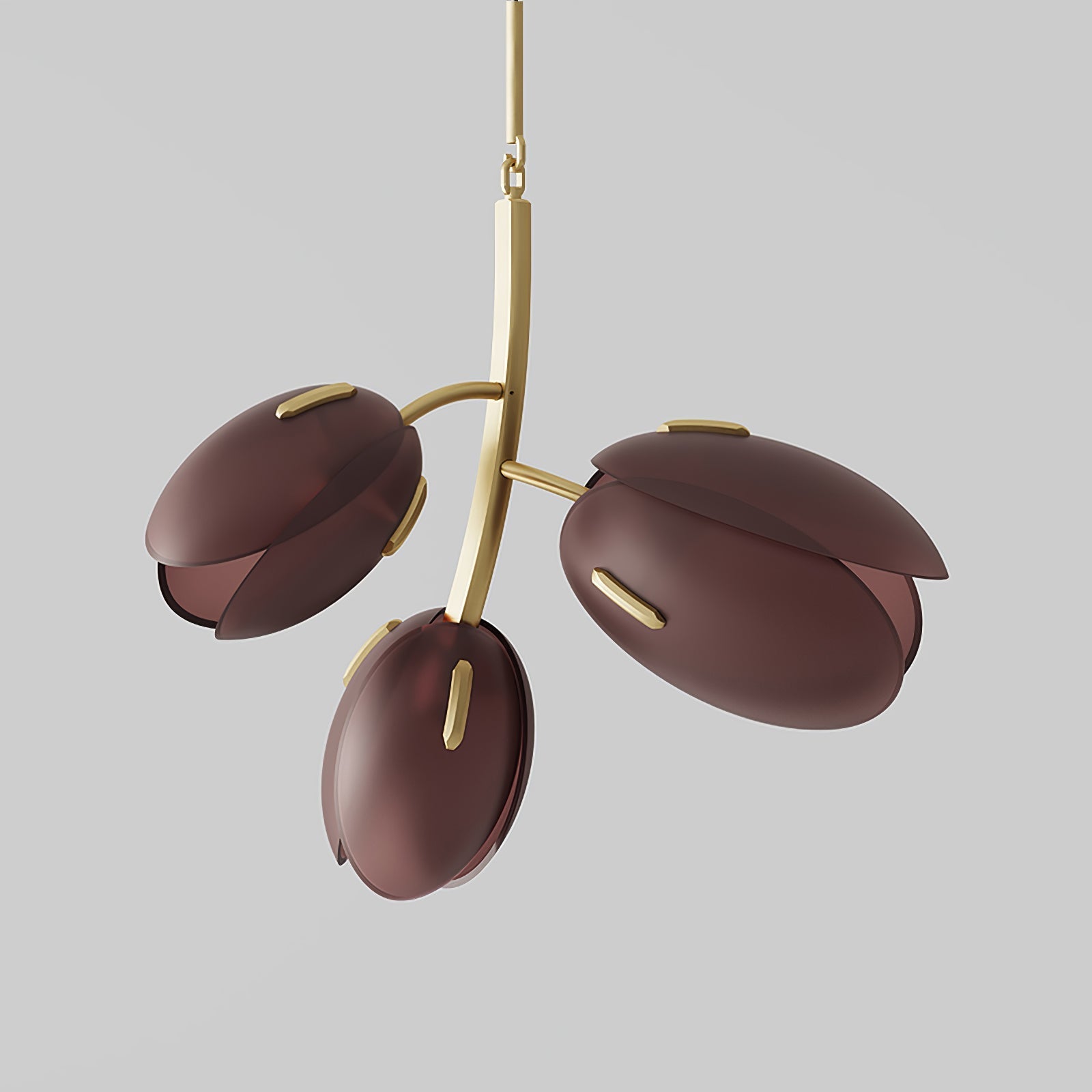 Blossom Contemporary Glass Chandelier-Neutral Decor