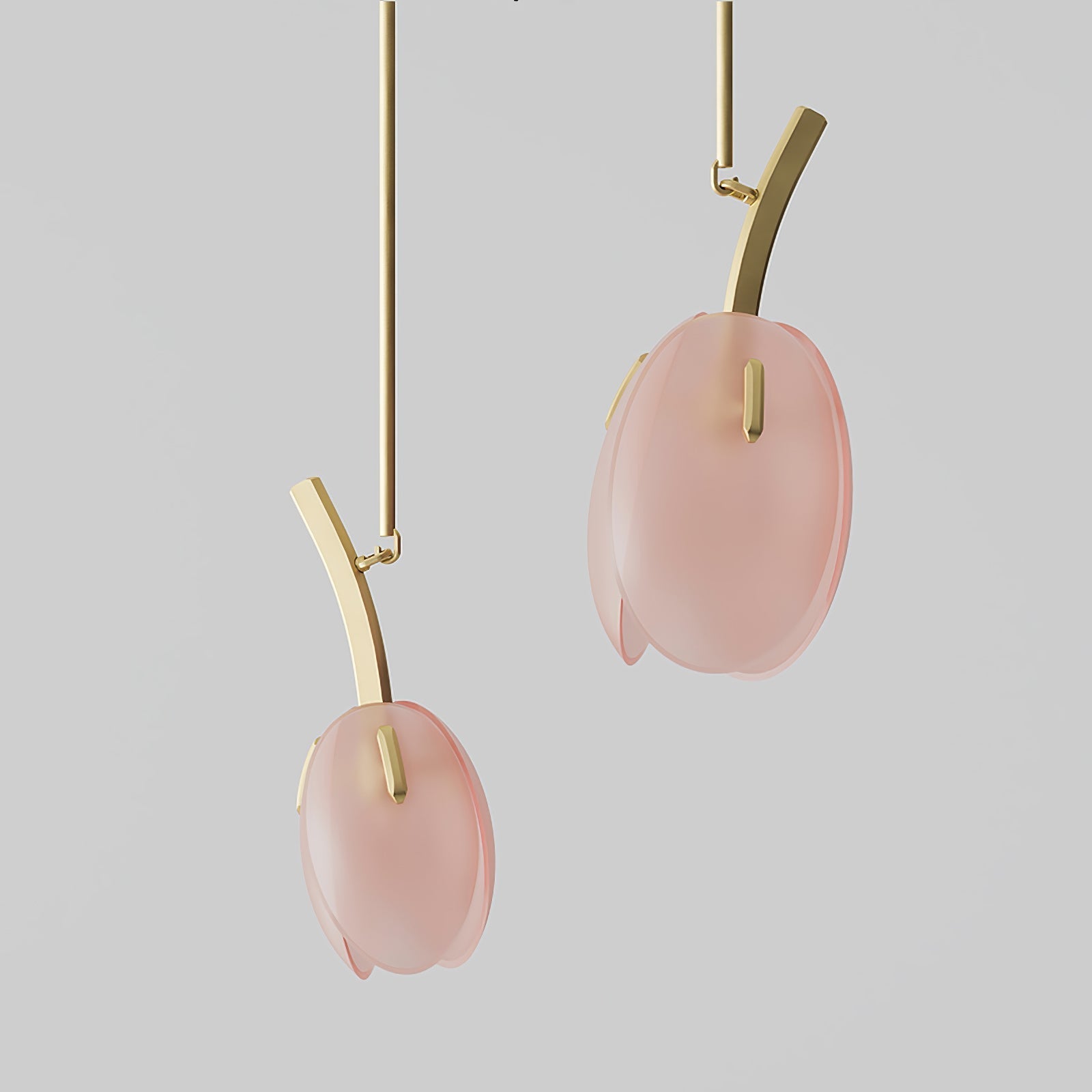 Blossom Contemporary Glass Chandelier-Neutral Decor