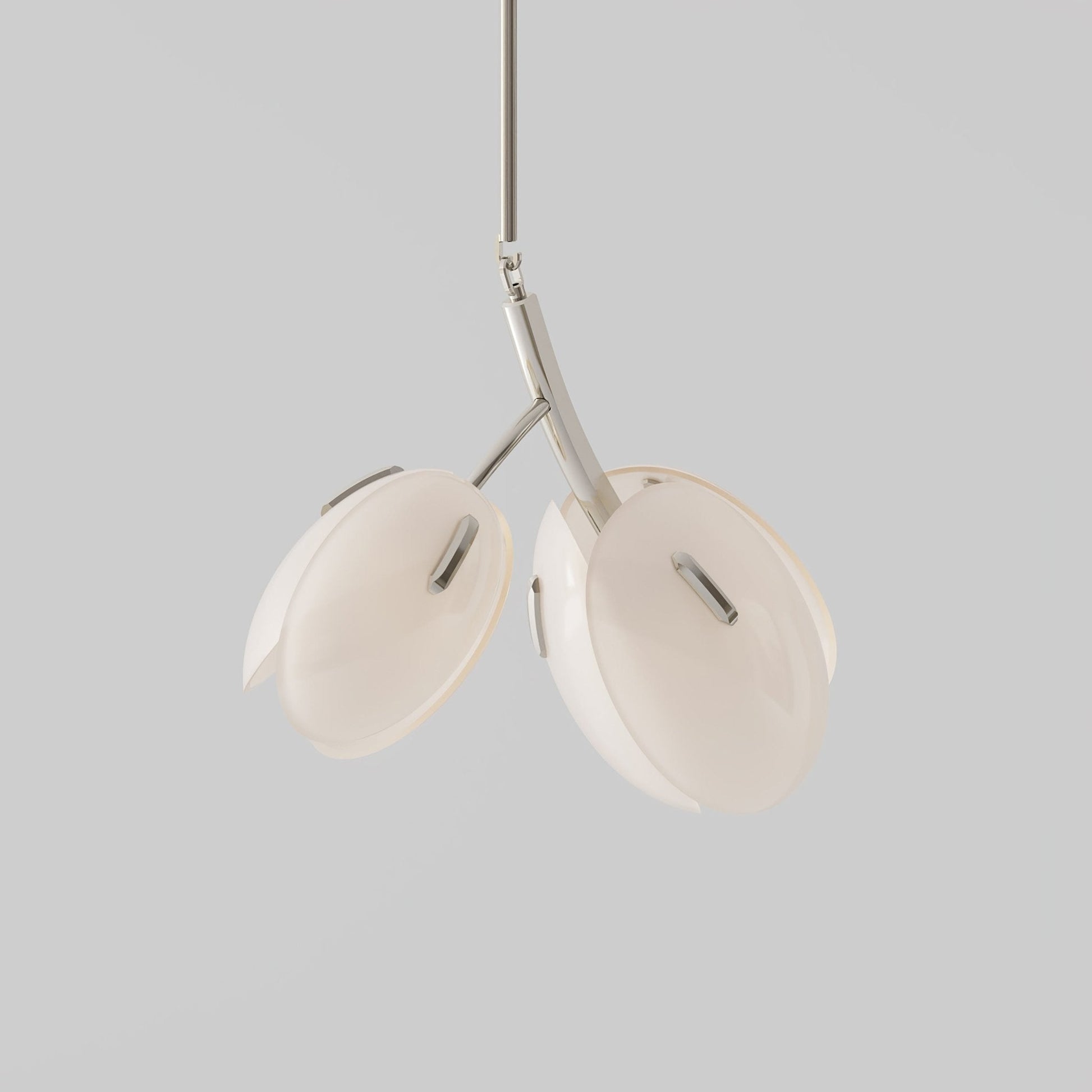 Blossom Contemporary Glass Chandelier-Neutral Decor