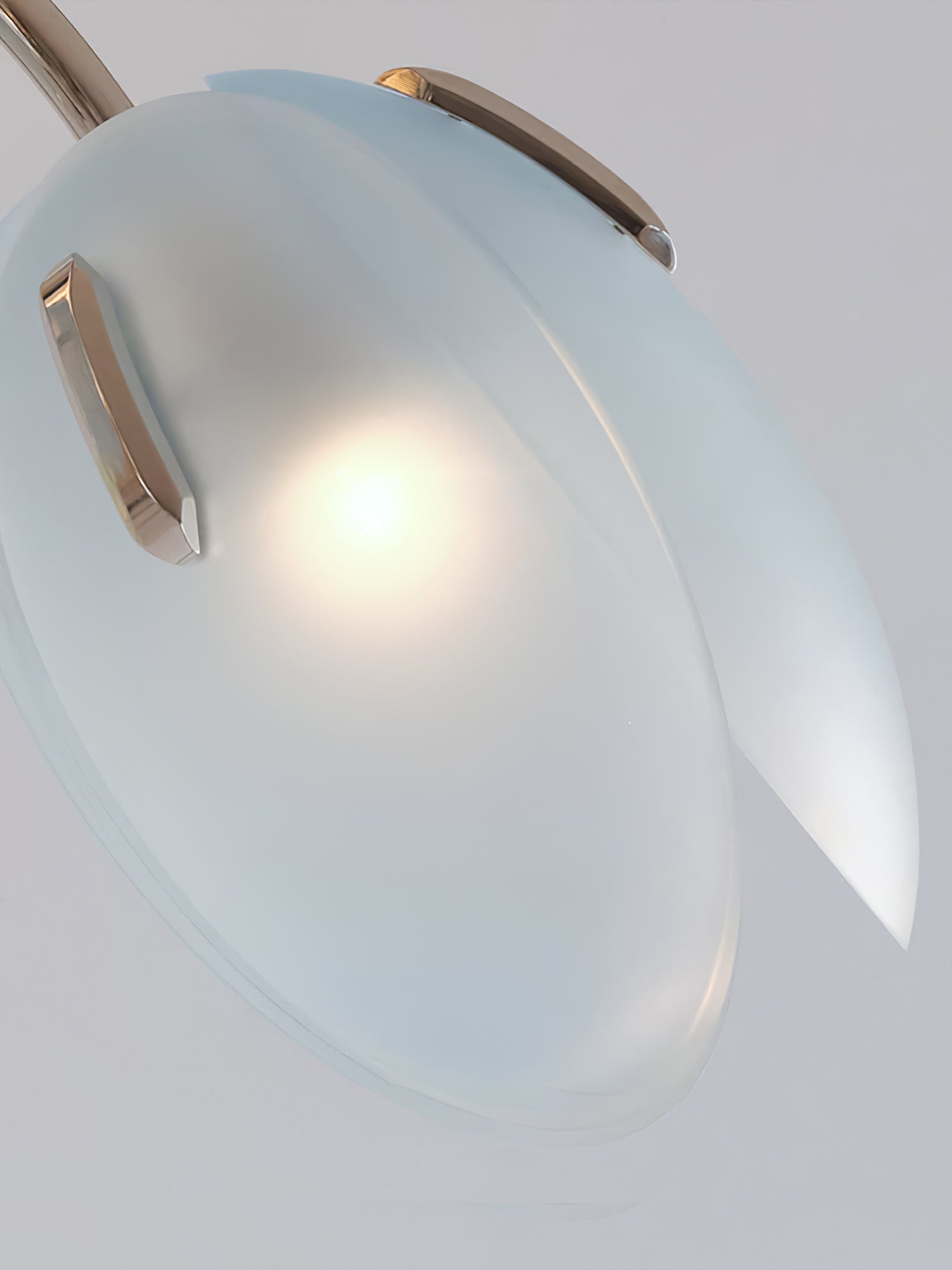 Blossom Contemporary Glass Chandelier-Neutral Decor