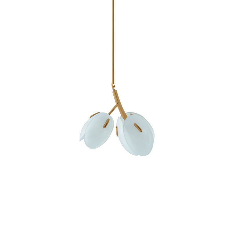 Blossom Contemporary Glass Chandelier-Neutral Decor
